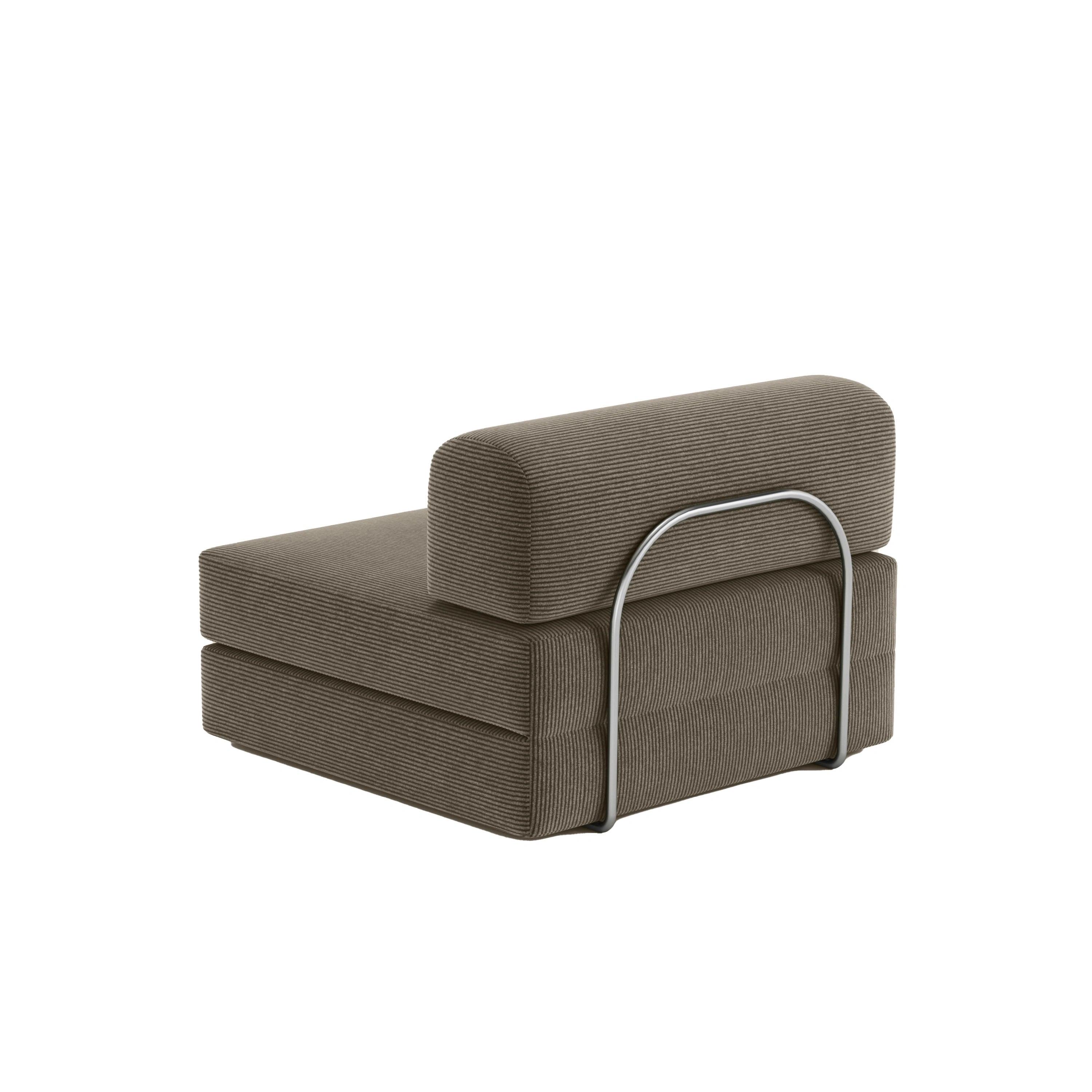 Nova Modular Single Seat-Coffee - PortaSofa