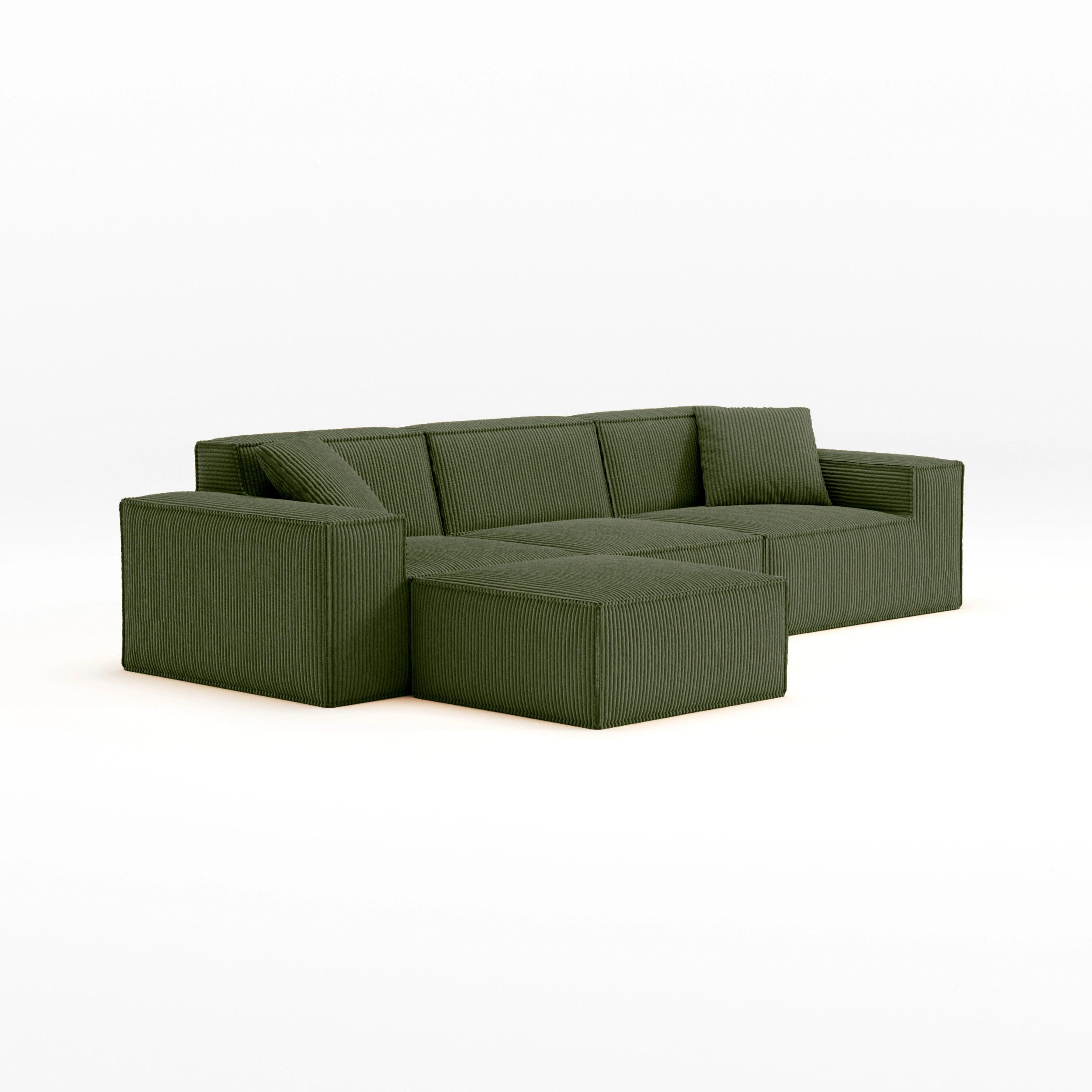 Bouclé Sectional Seating