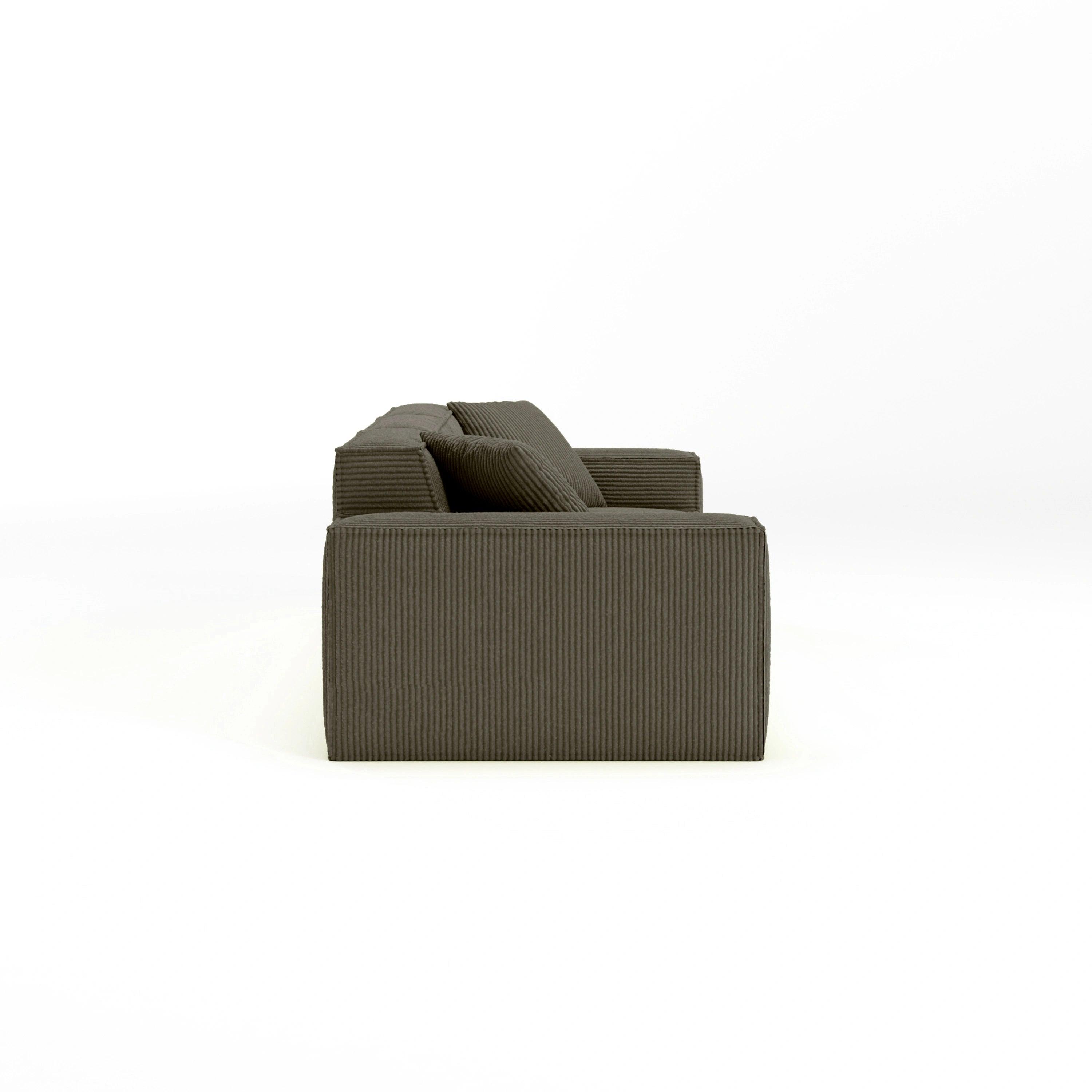 Cube Modular Sofa 3 Seater-Coffee - PortaSofa
