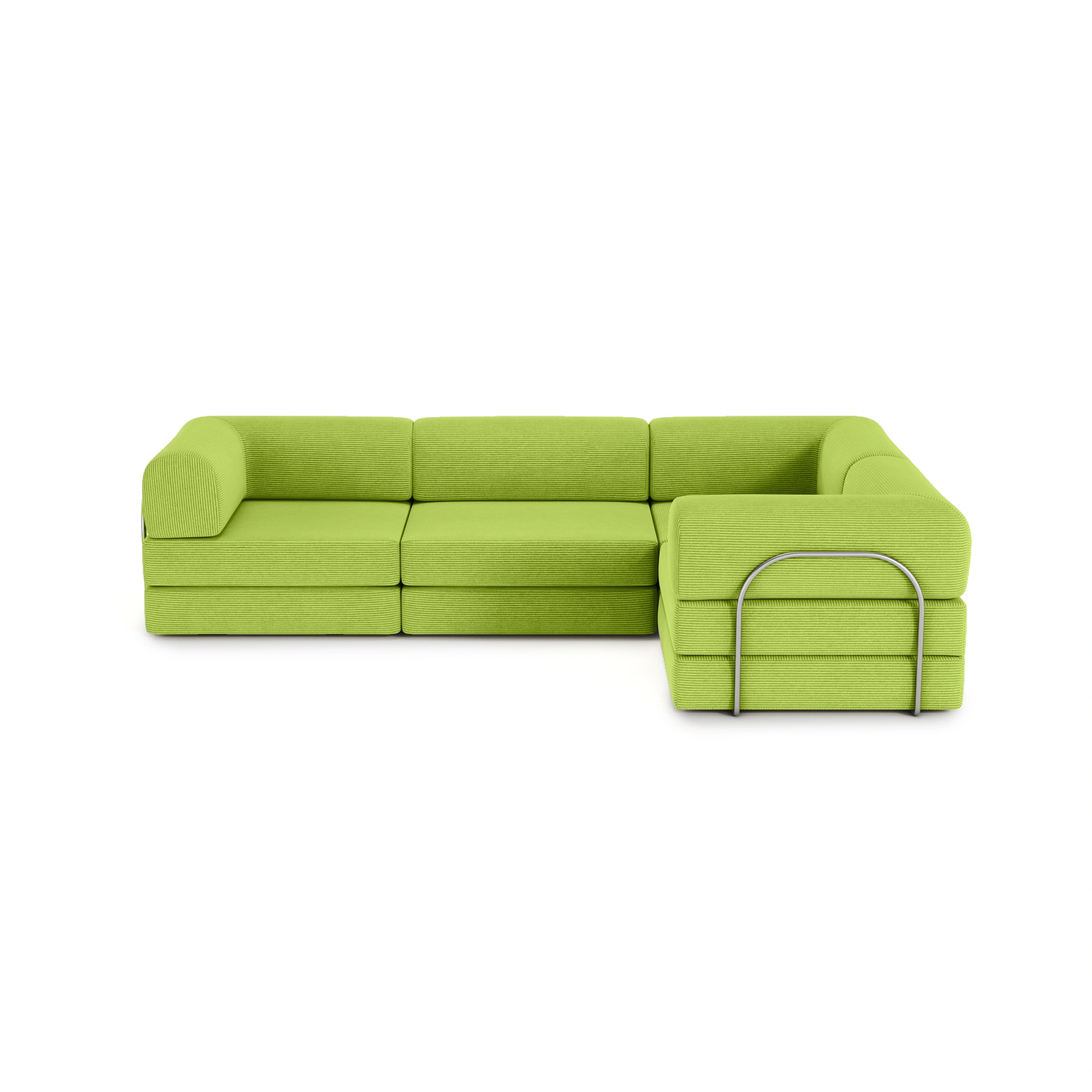 Nova XL Modular Sofa-Lime