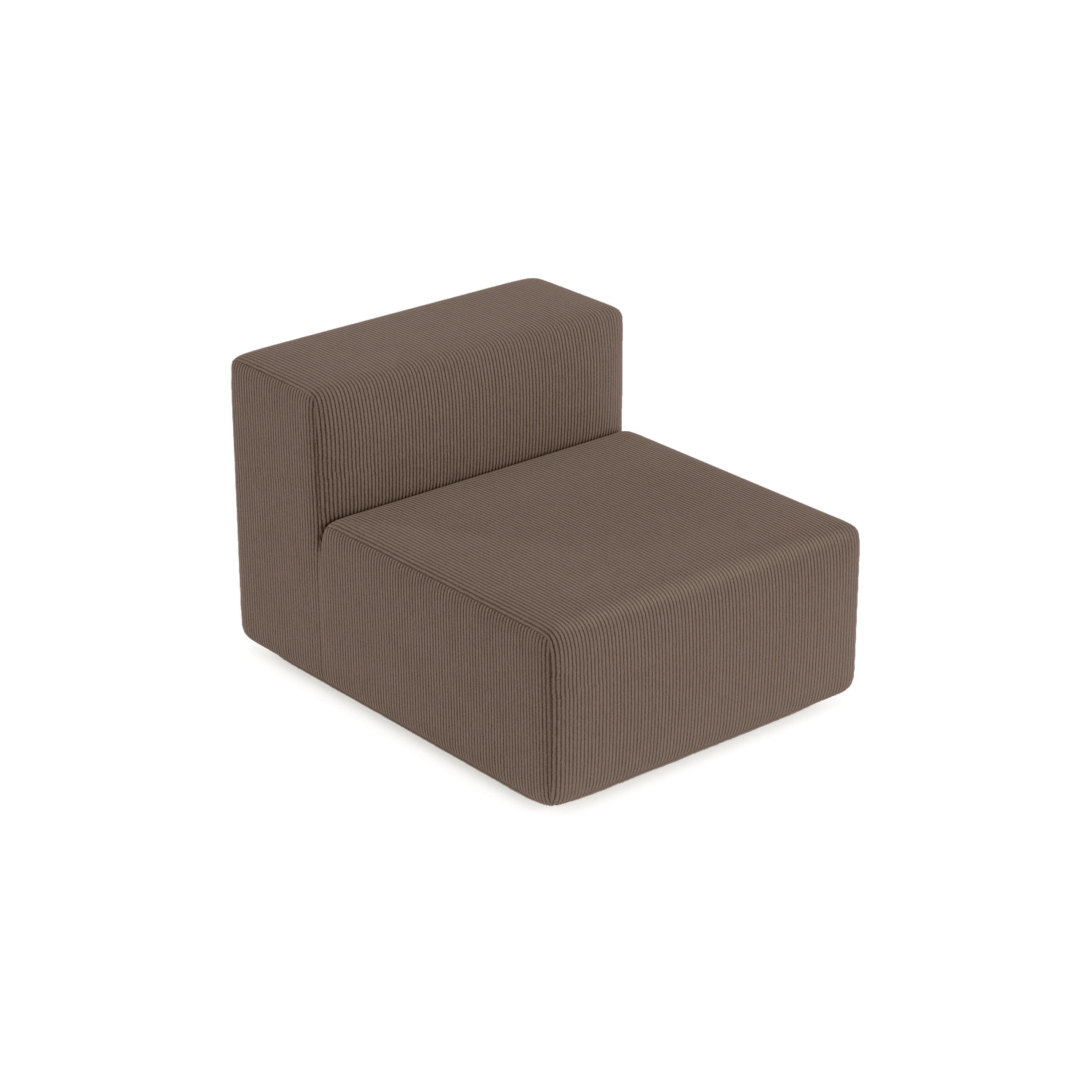 Milo Single Seat-Coffee - PortaSofa