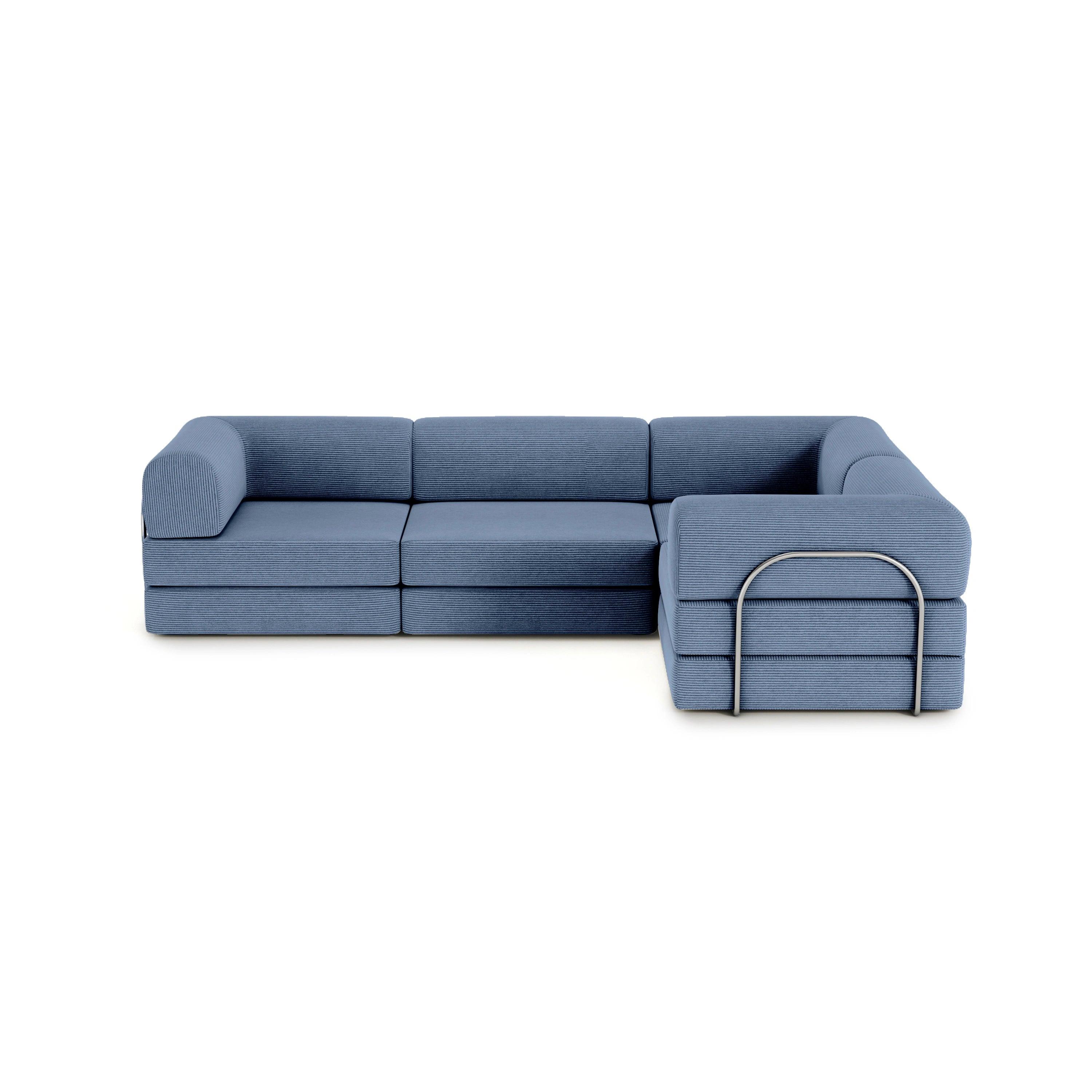 Nova XL Modular Sofa-Aegean Blue
