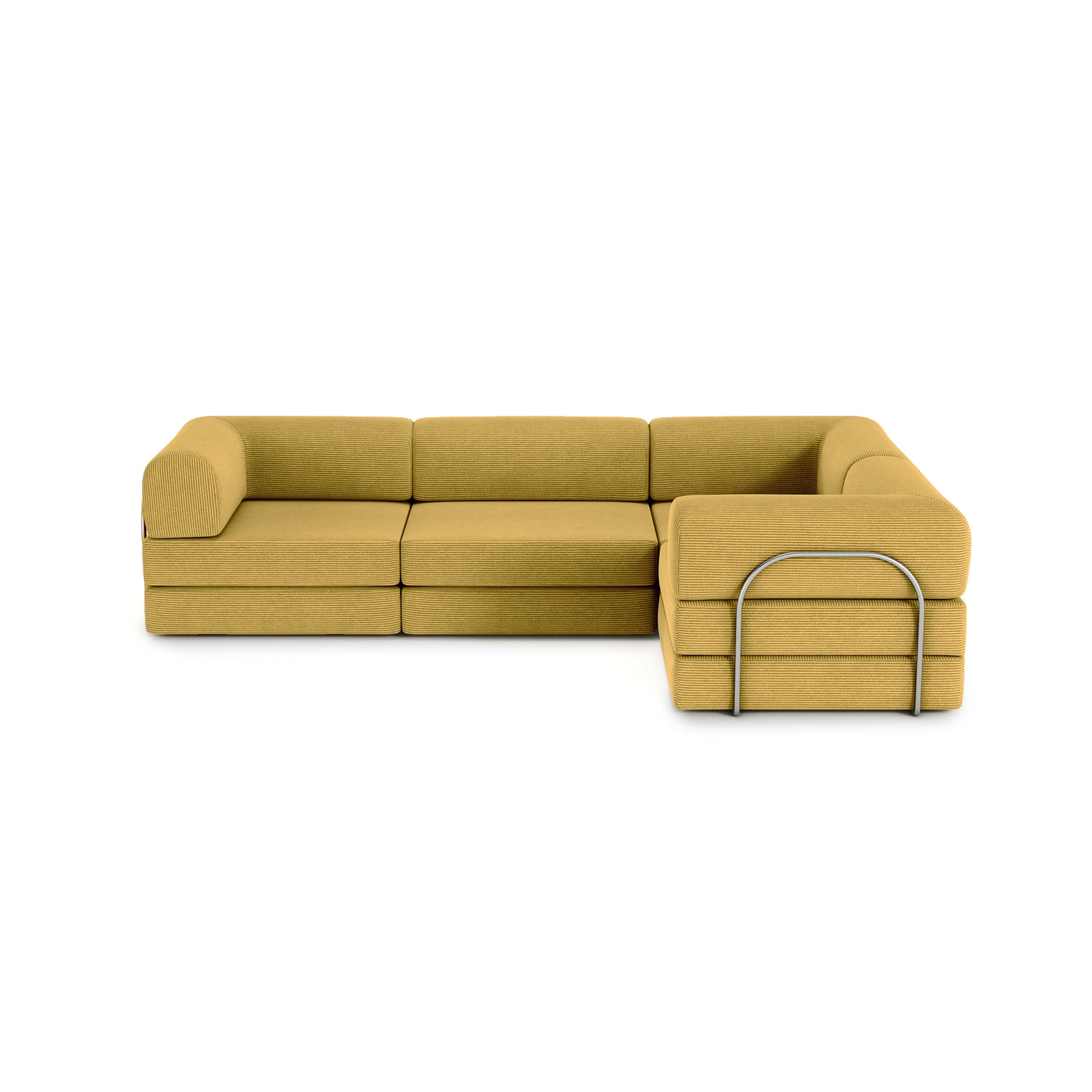 Nova XL Modular Sofa-Yellow