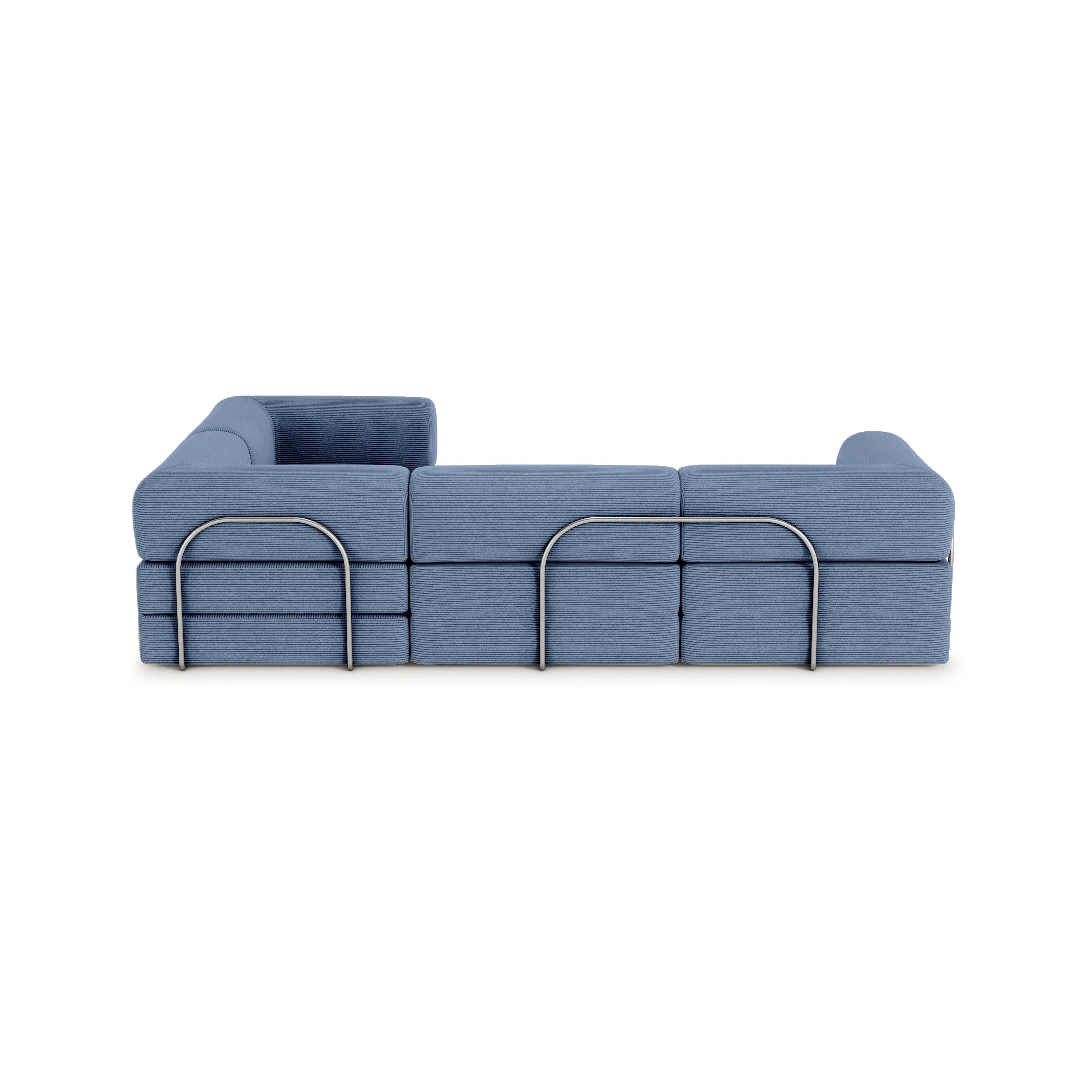 Nova XL Modular Sofa-Aegean Blue