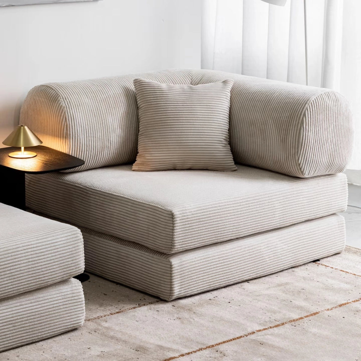Nova Modular Corner Seat-Coffee