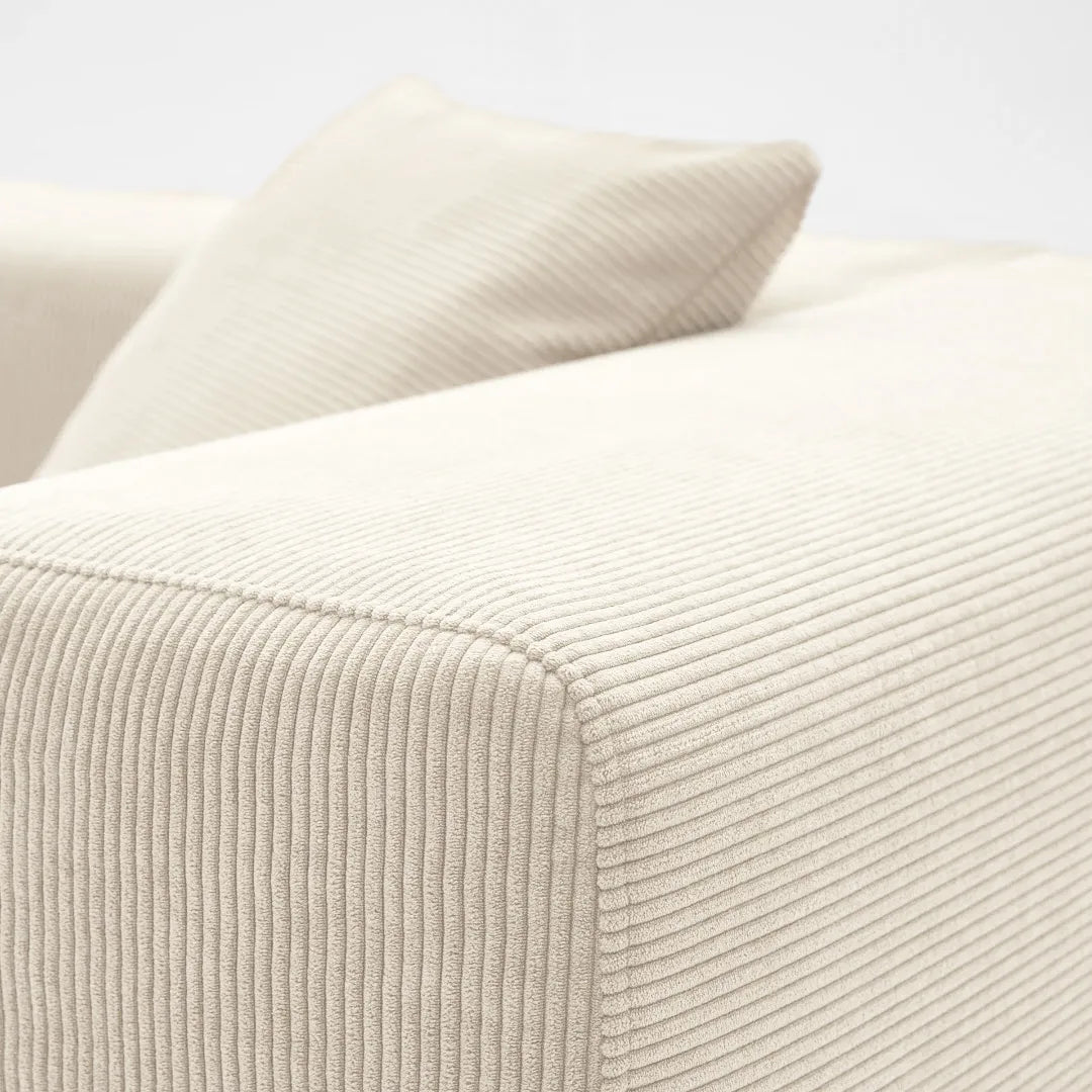 Milo Modular Sofa 2 Seater-Cream White