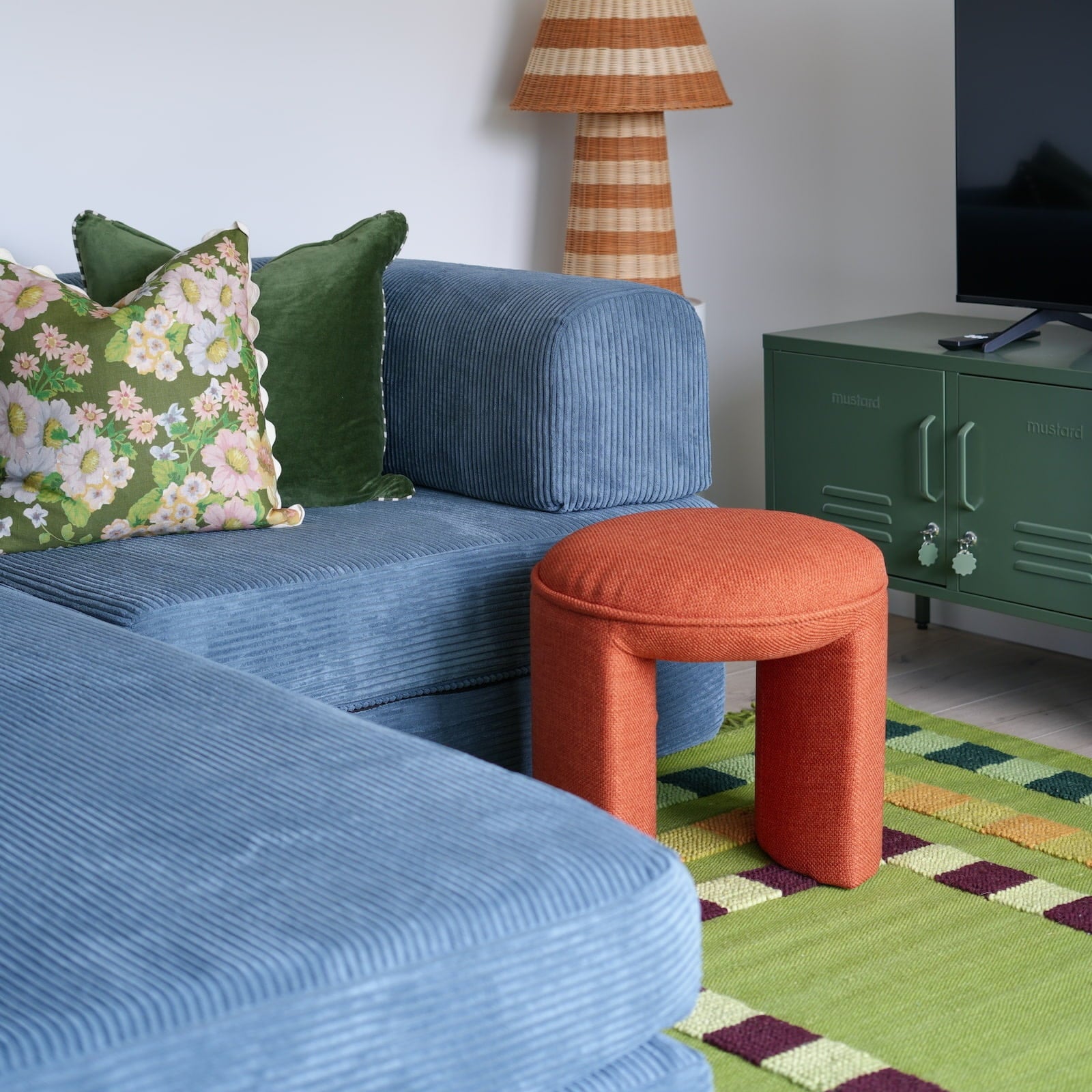 Nova Modular Sofa Bed-Aegean Blue