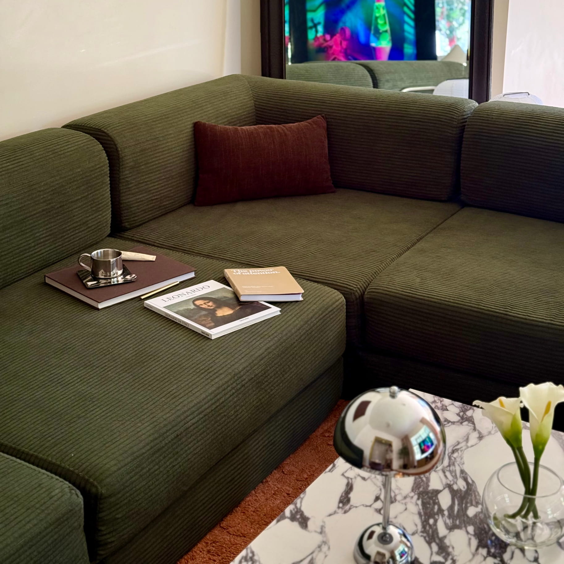 Nova XL Modular Sofa-Vintage Green