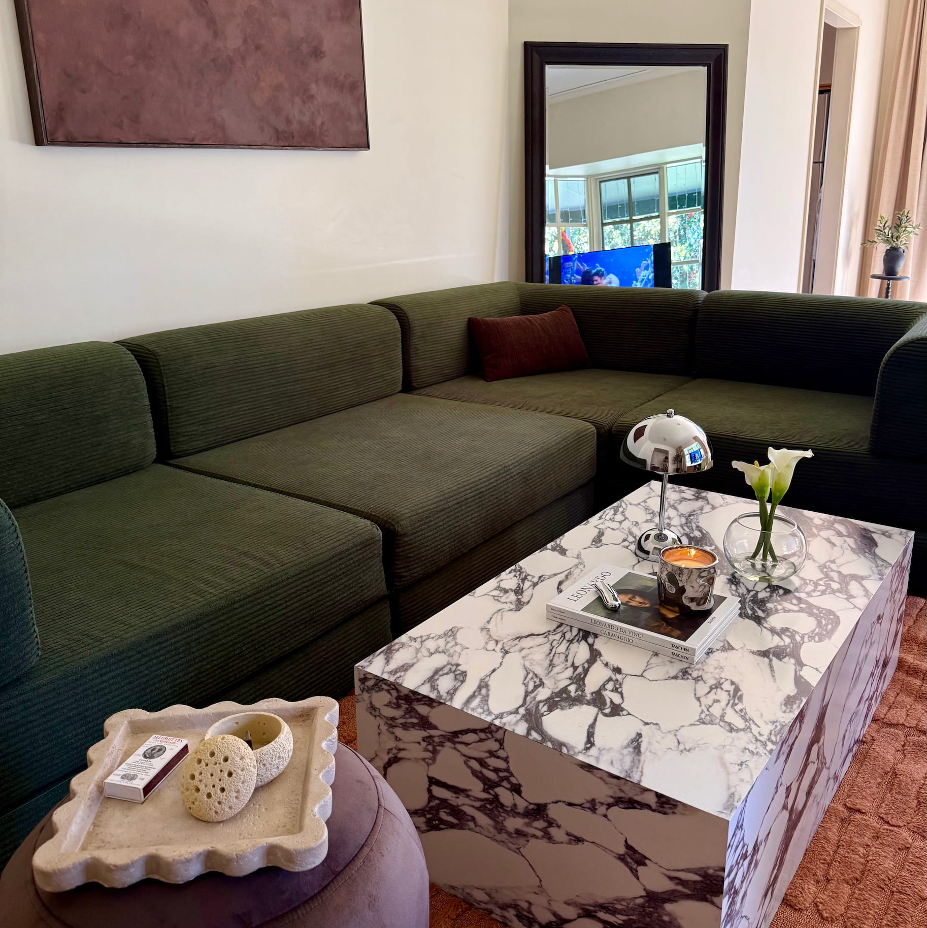 Nova XL Modular Sofa-Vintage Green