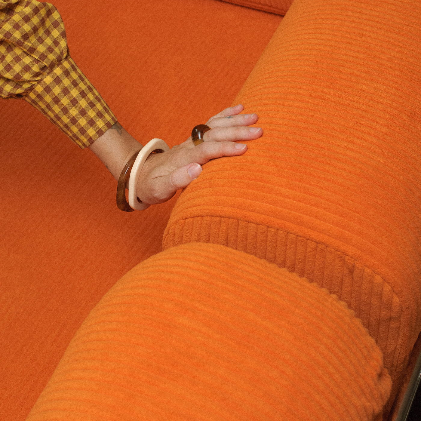 Nova Modular Sofa Bed-Orange