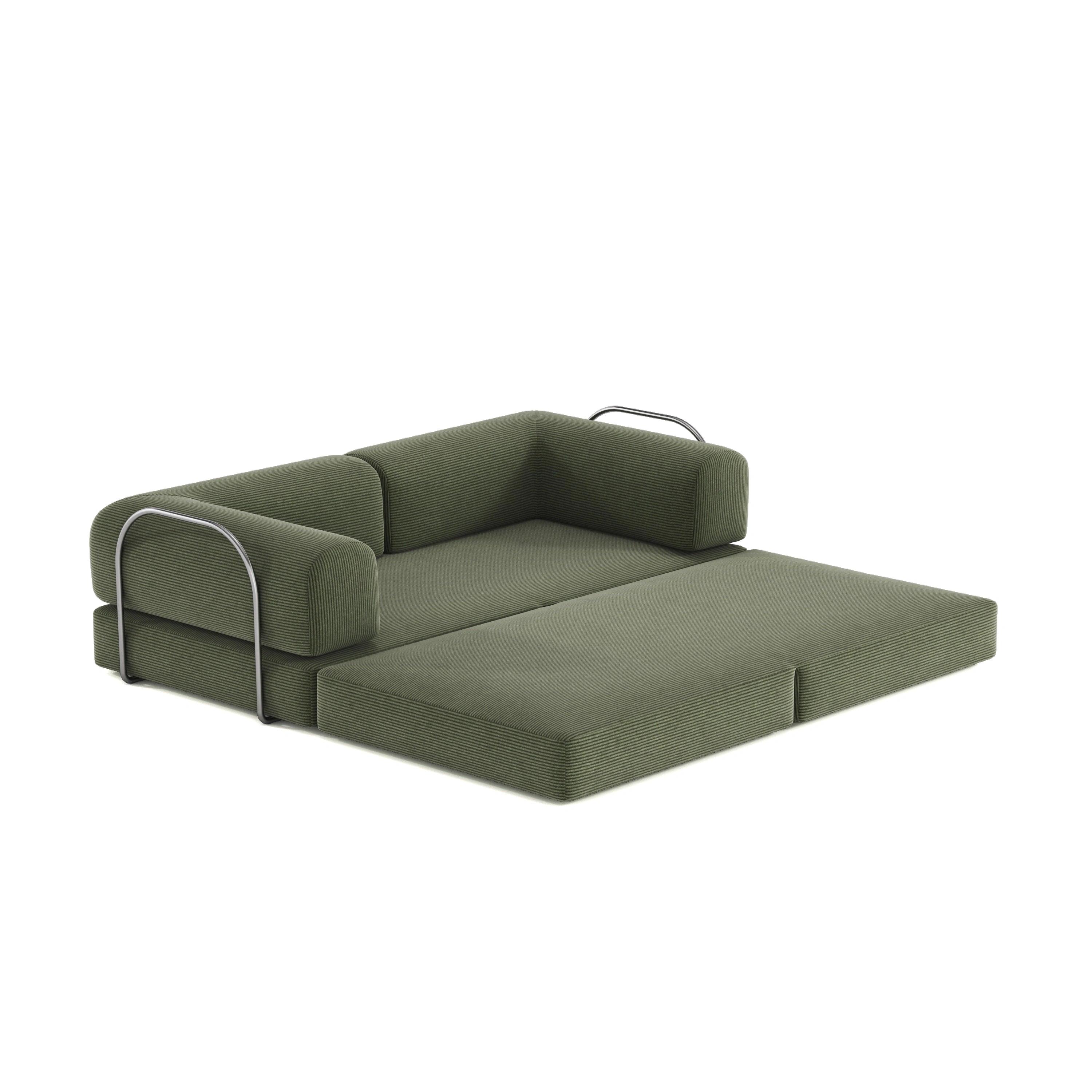 Nova Modular Sofa Bed-Forest Green - PortaSofa