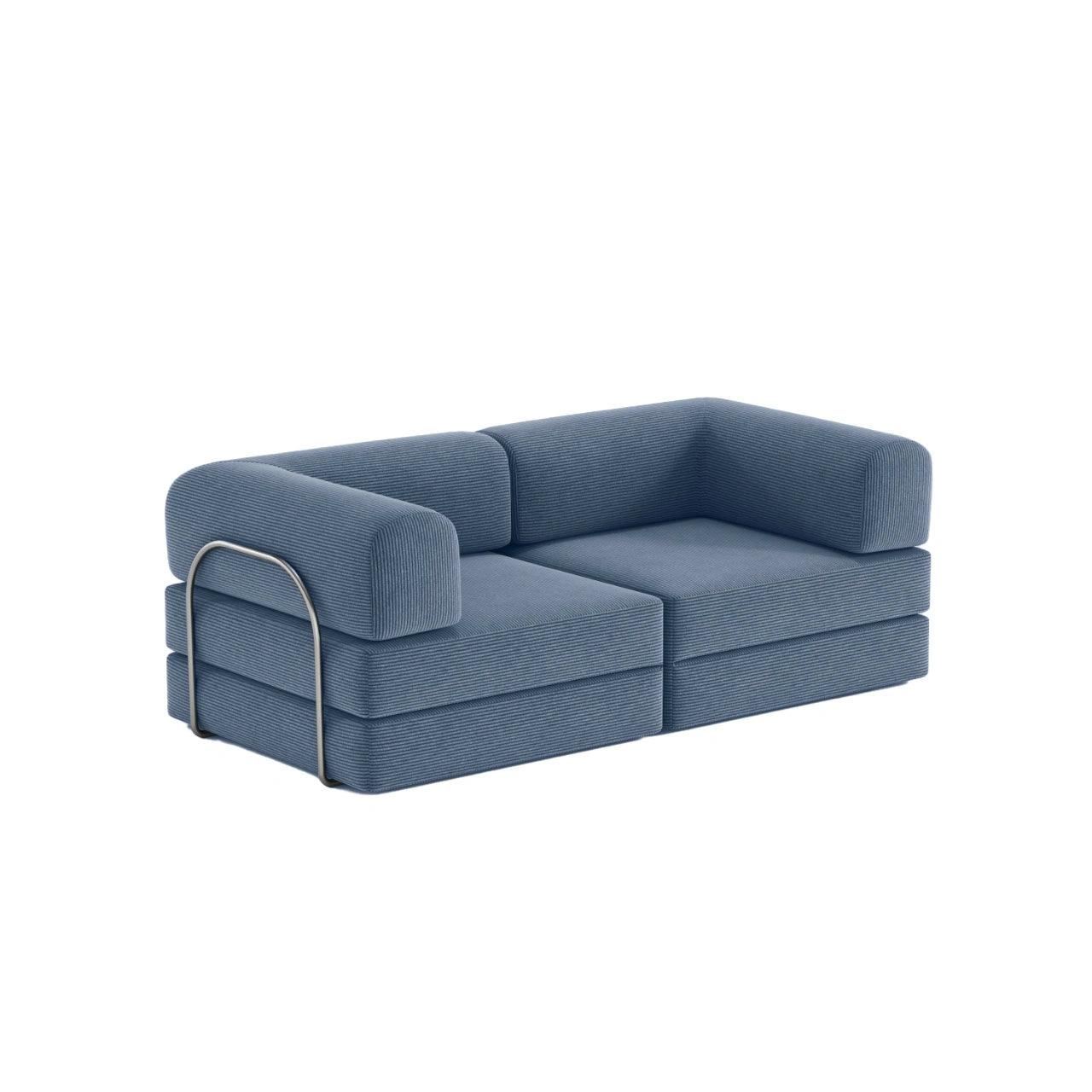 Nova Modular Sofa Bed-Aegean Blue - PortaSofa