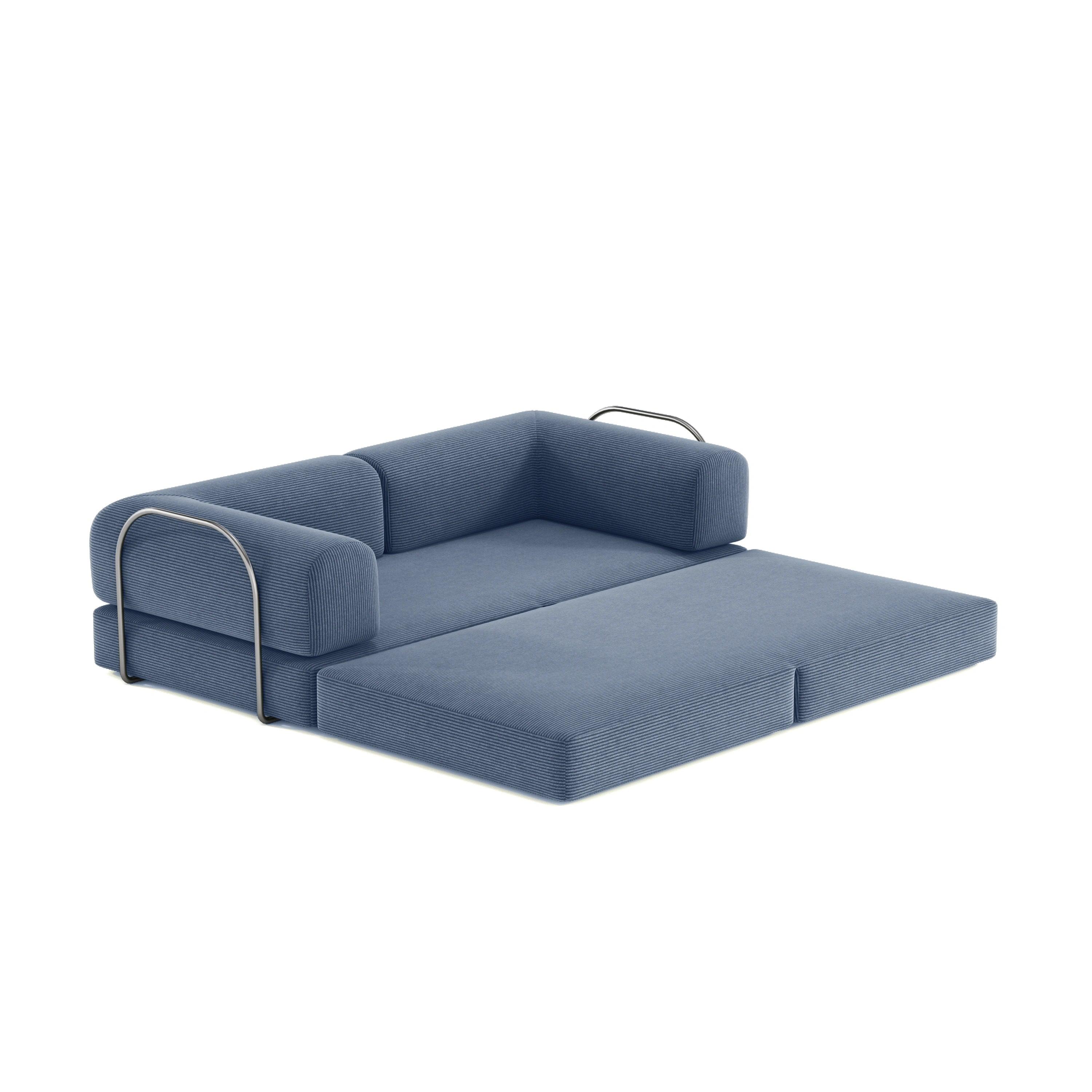 Nova Modular Sofa Bed-Aegean Blue - PortaSofa