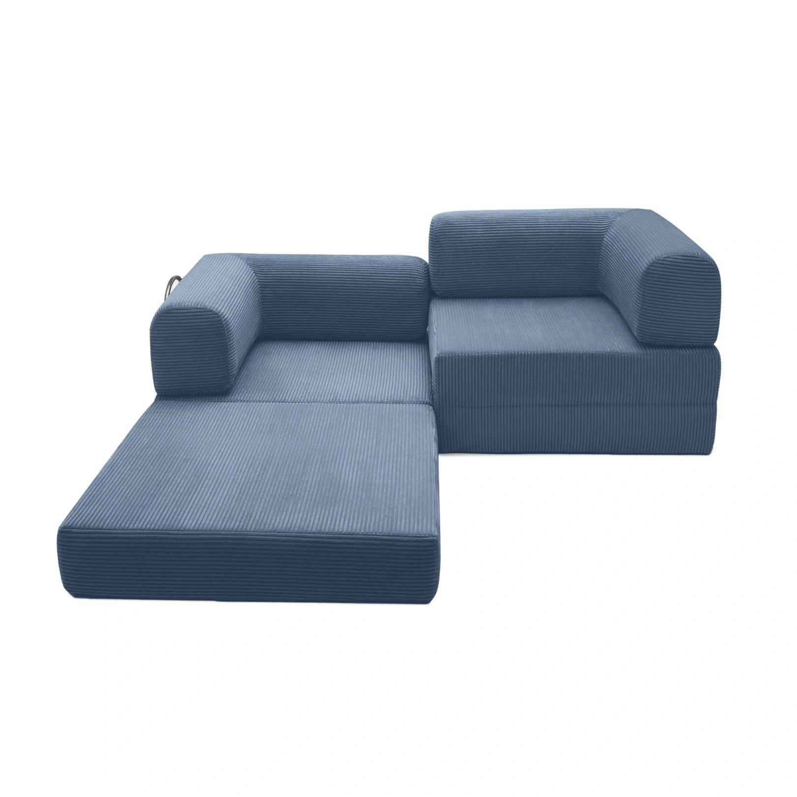 Nova Modular Sofa Bed-Aegean Blue - PortaSofa