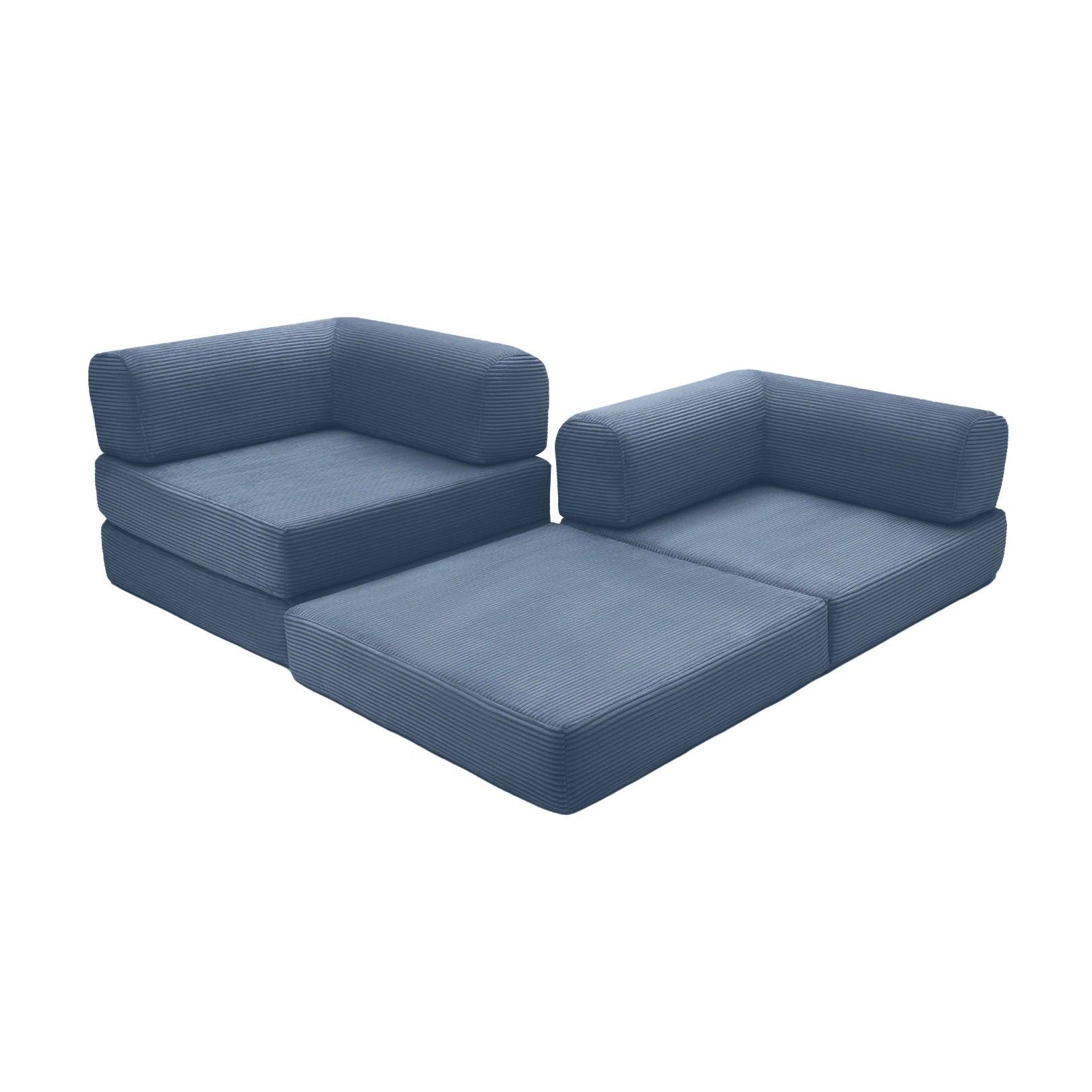Nova Modular Sofa Bed-Aegean Blue - PortaSofa