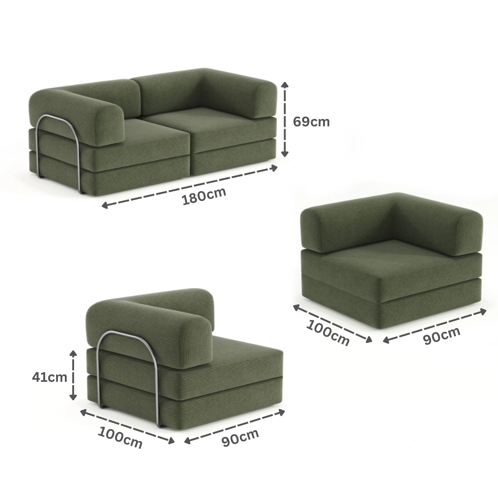 PortaSofa Nova Modular Sofa Bed