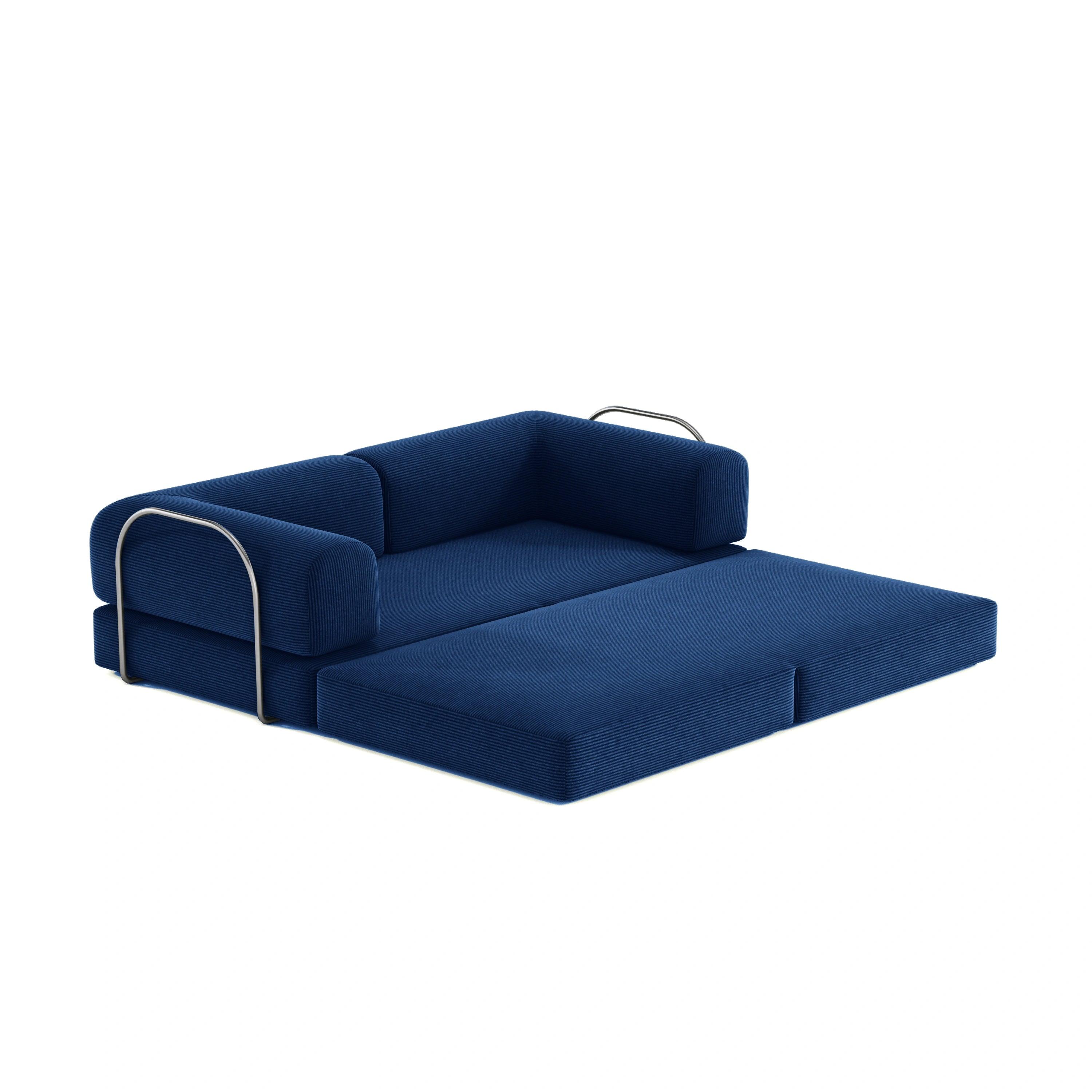 Nova Modular Sofa Bed-Blue - PortaSofa
