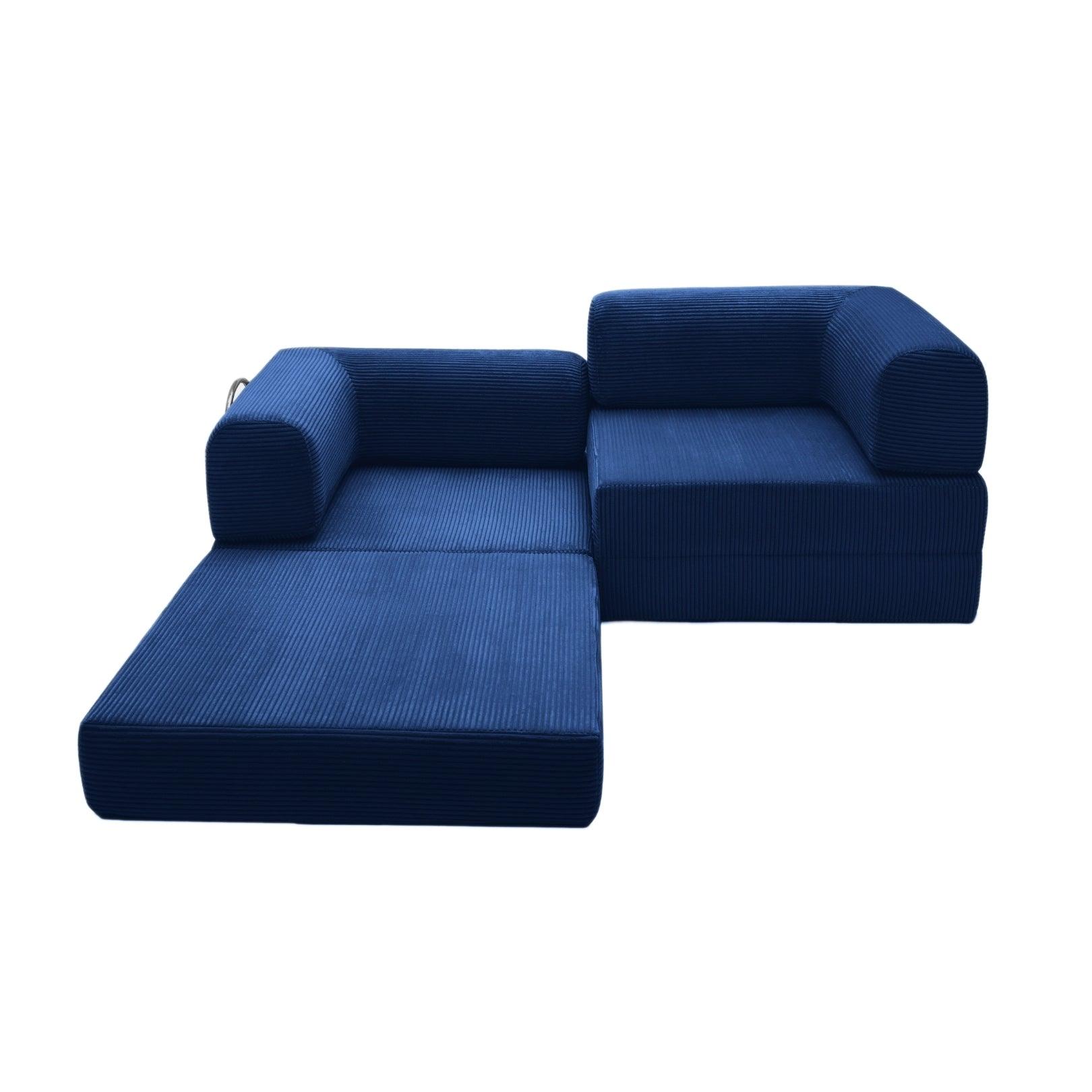 Nova Modular Sofa Bed-Blue - PortaSofa