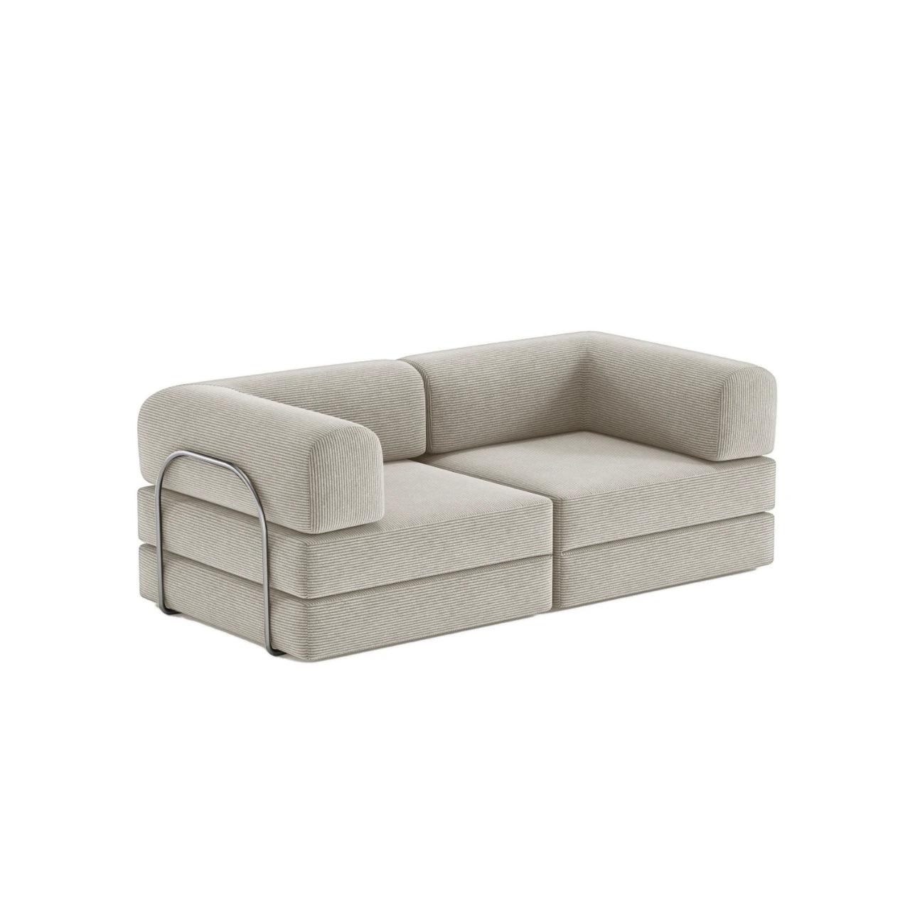 Nova Modular Sofa Bed-Eggshell - PortaSofa
