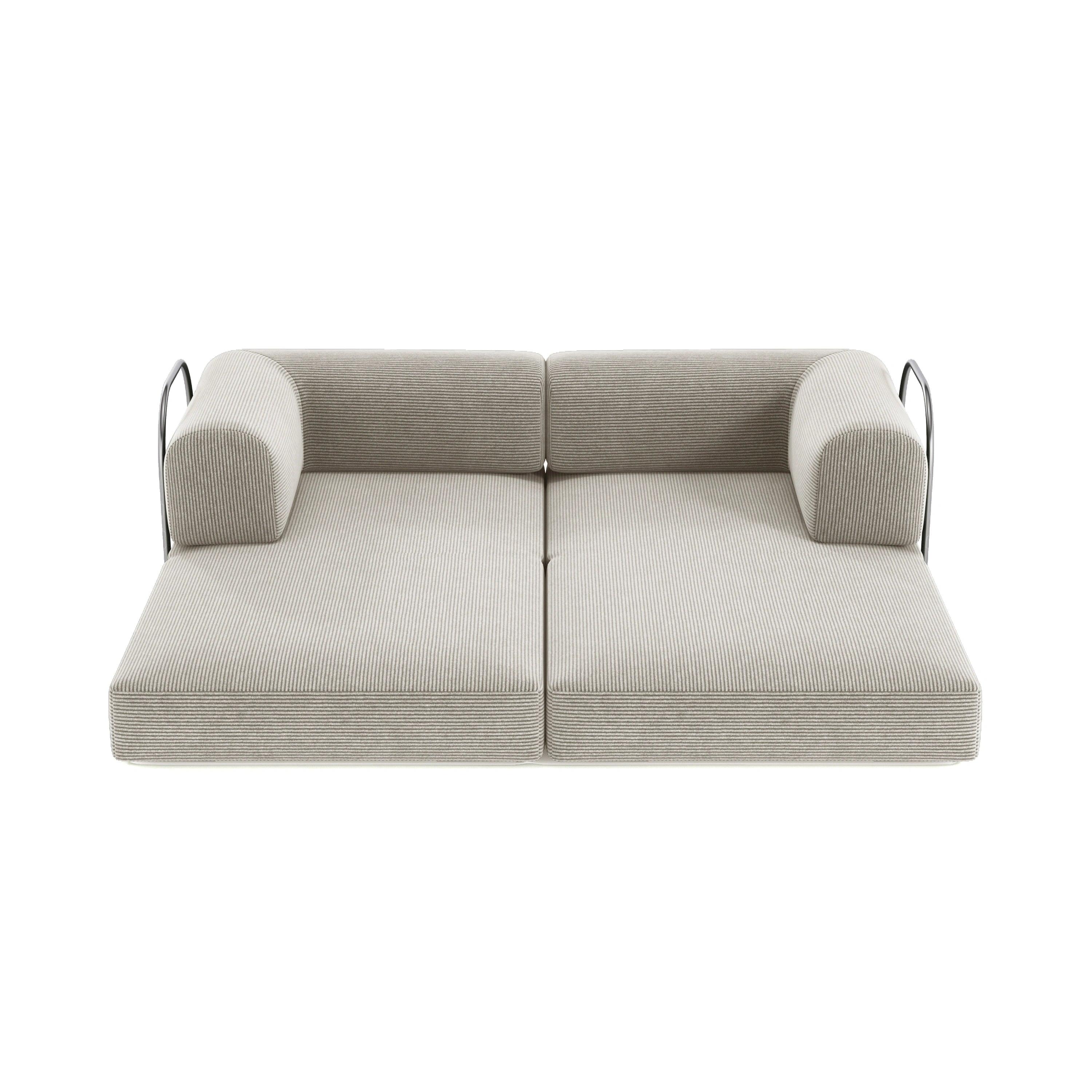 Nova Modular Sofa Bed-Eggshell - PortaSofa