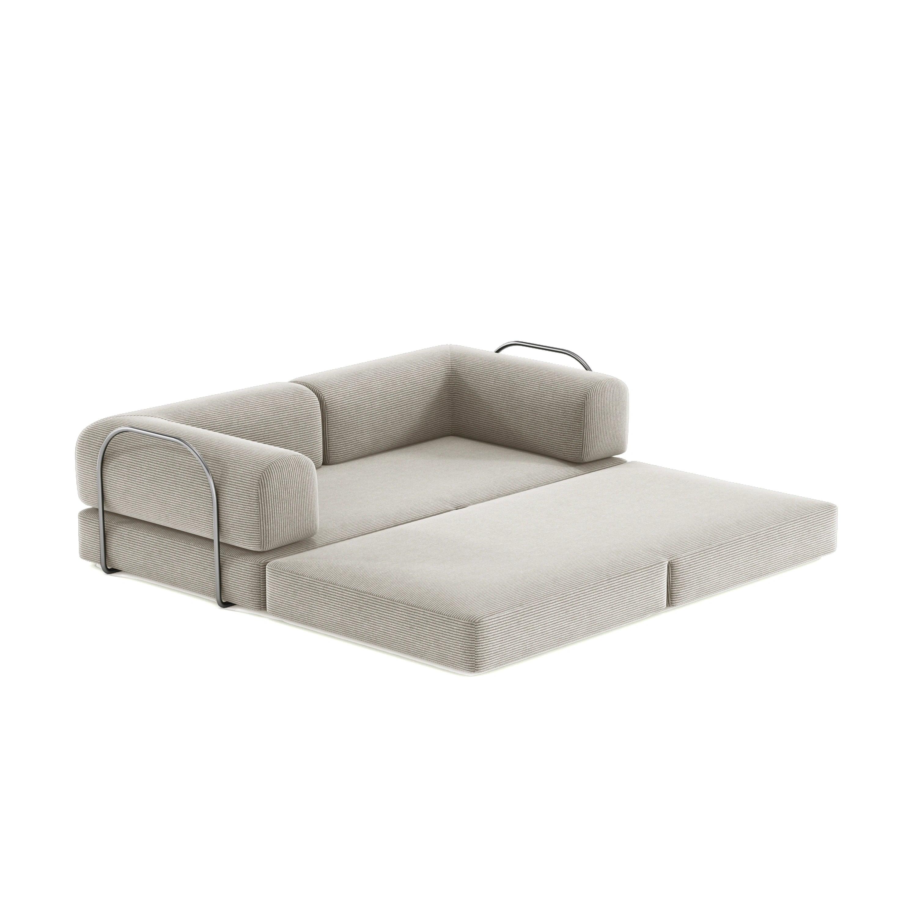 Nova Modular Sofa Bed-Eggshell - PortaSofa