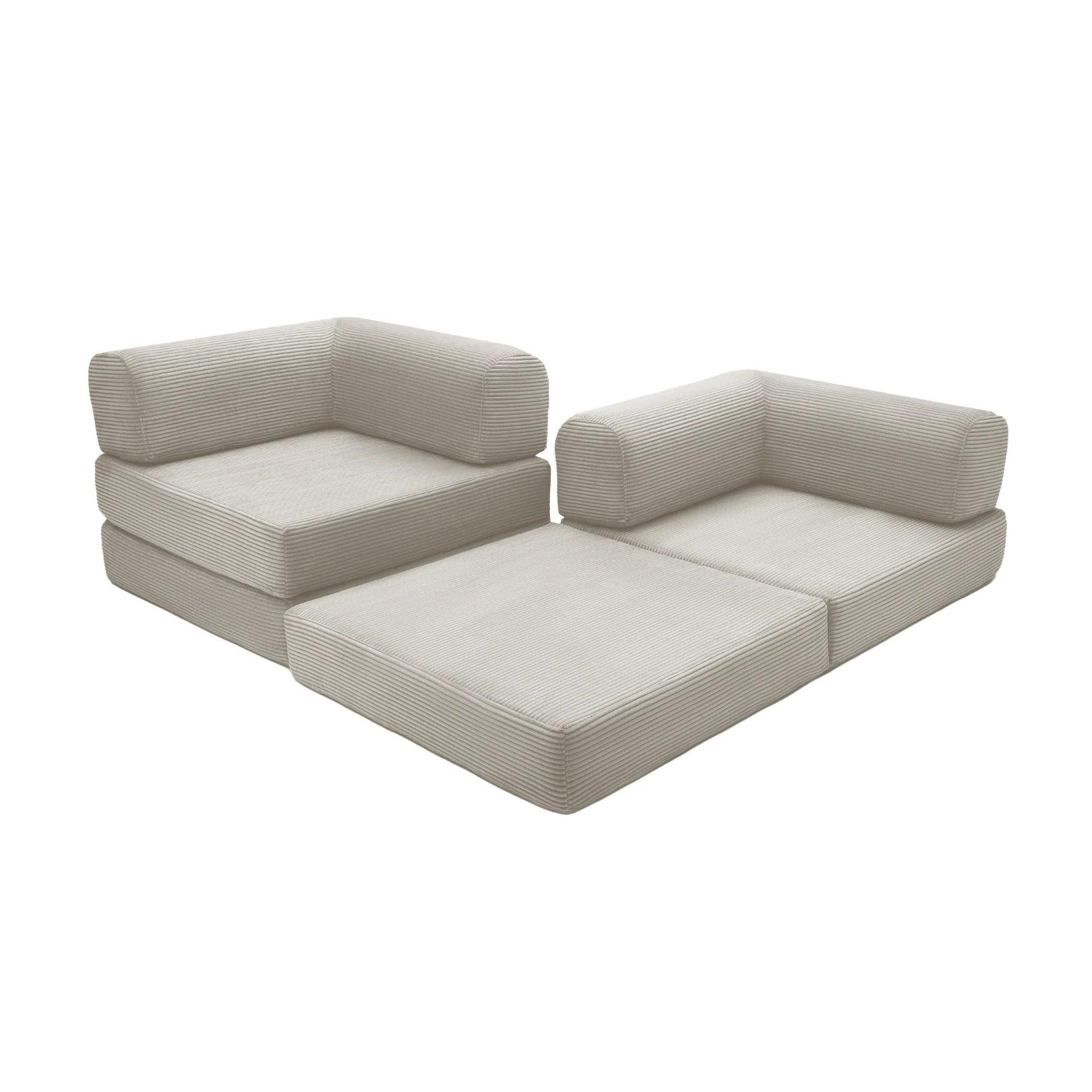 Nova Modular Sofa Bed-Eggshell - PortaSofa