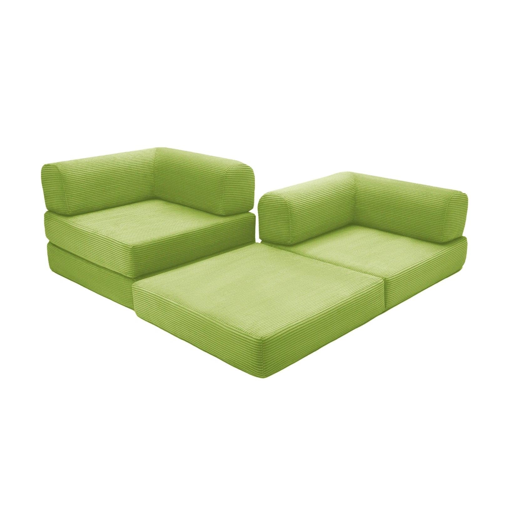 Nova Modular Sofa Bed-Lime - PortaSofa