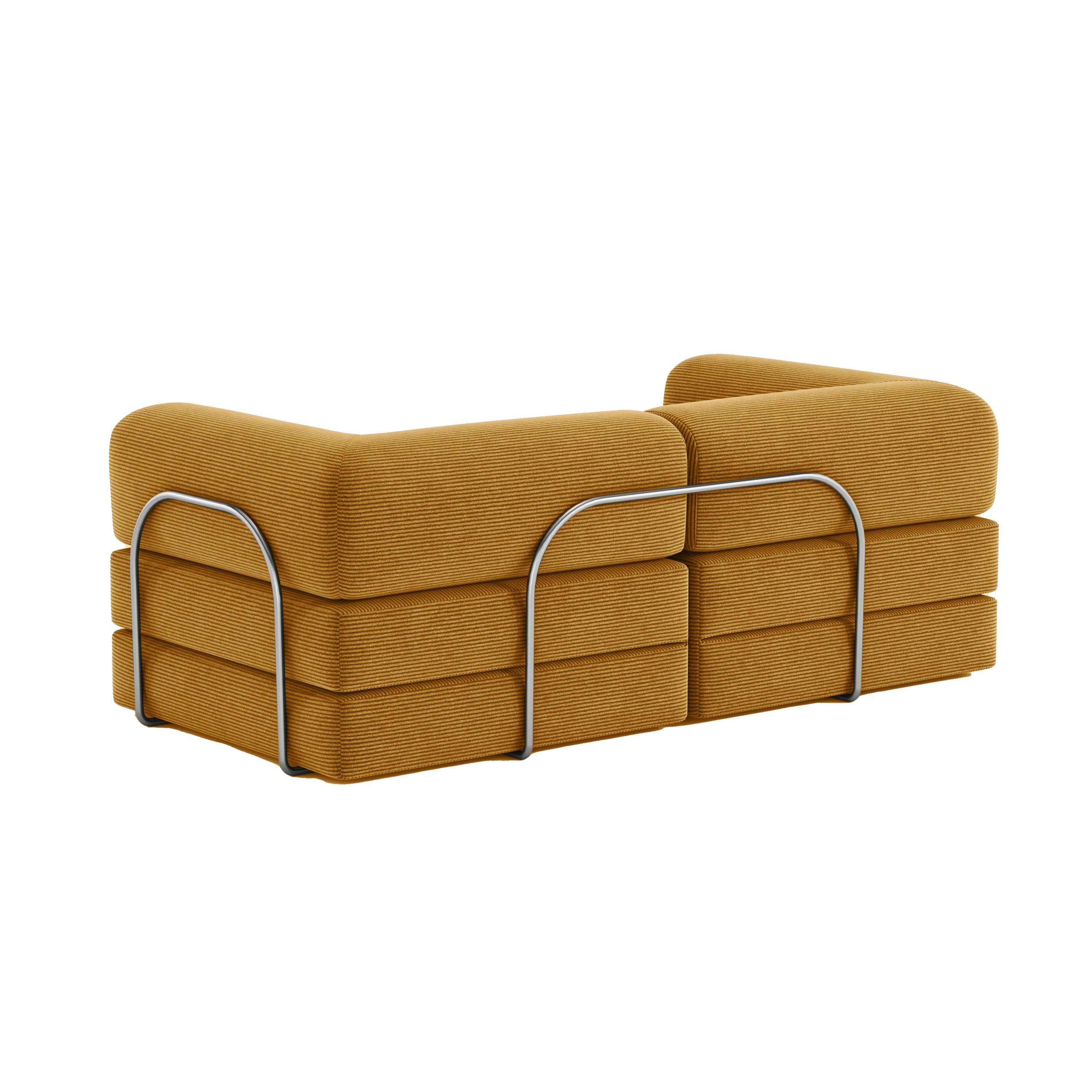 Nova Modular Sofa Bed-Marigold - PortaSofa