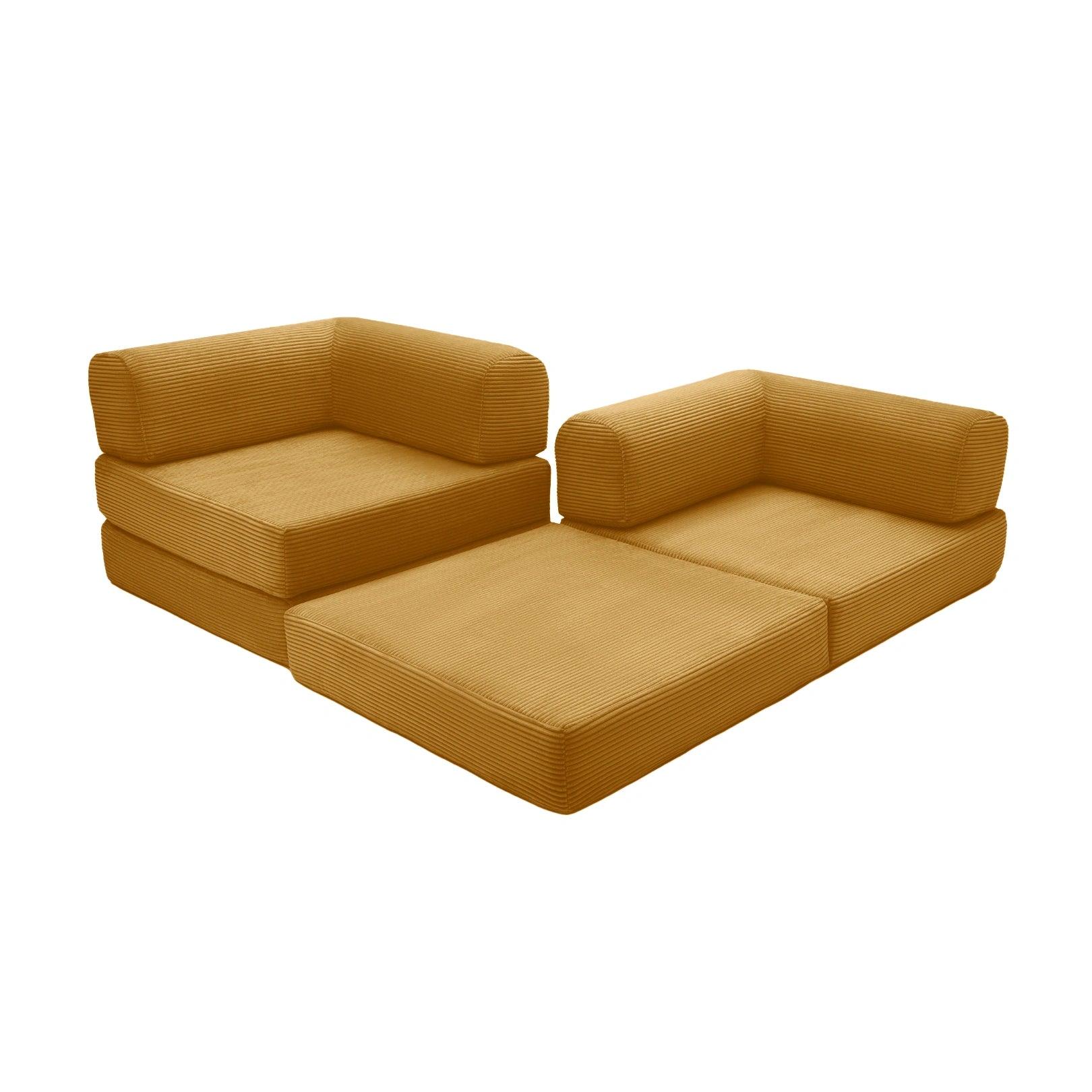 Nova Modular Sofa Bed-Marigold - PortaSofa