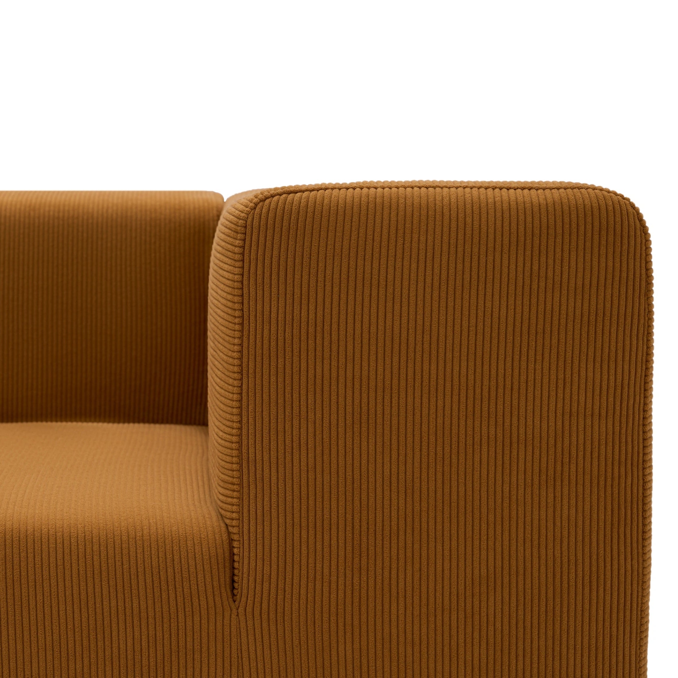 Milo Modular Sofa 3 Seater-Tangerine