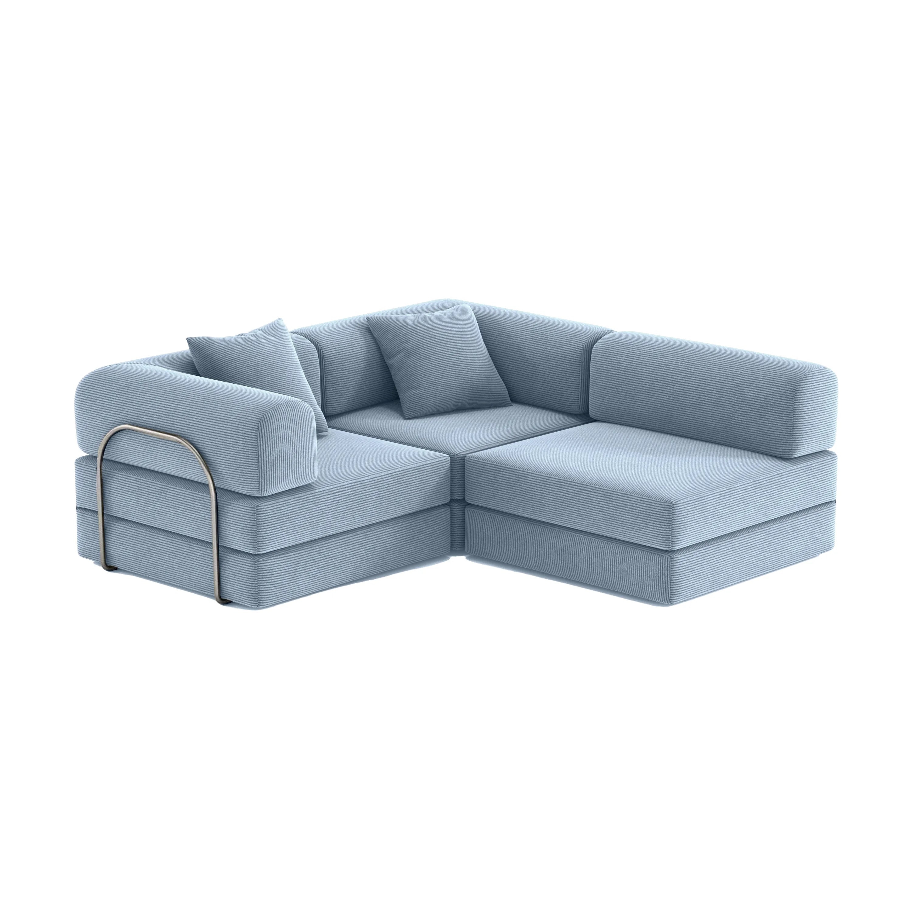 Nova L-Shaped Sofa-Ocean