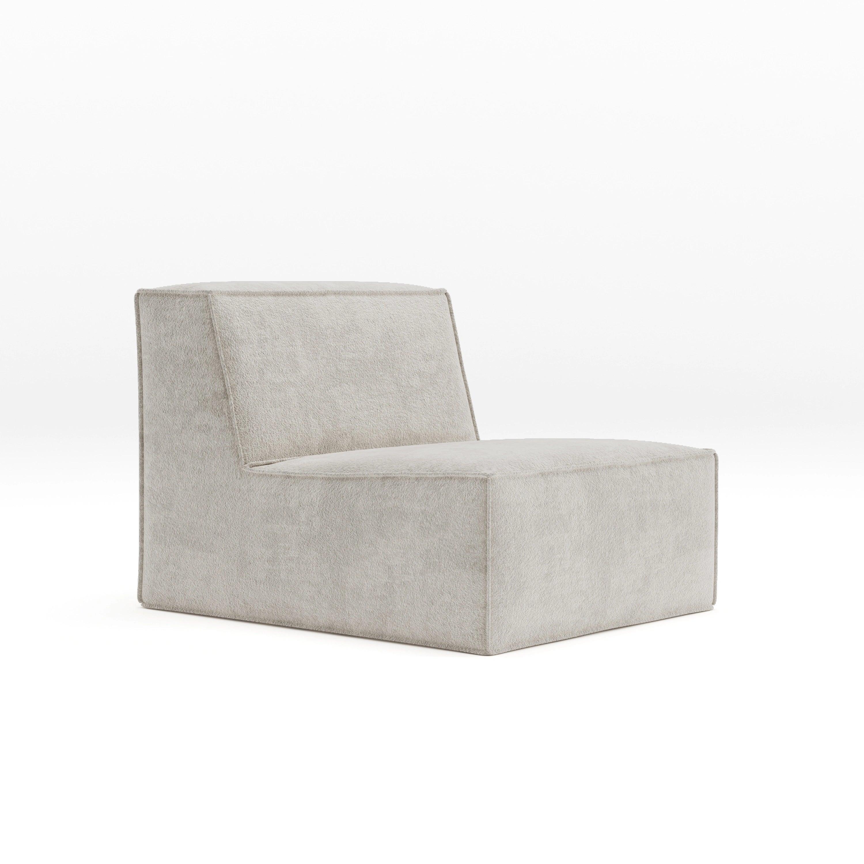 White Bouclé Armchair