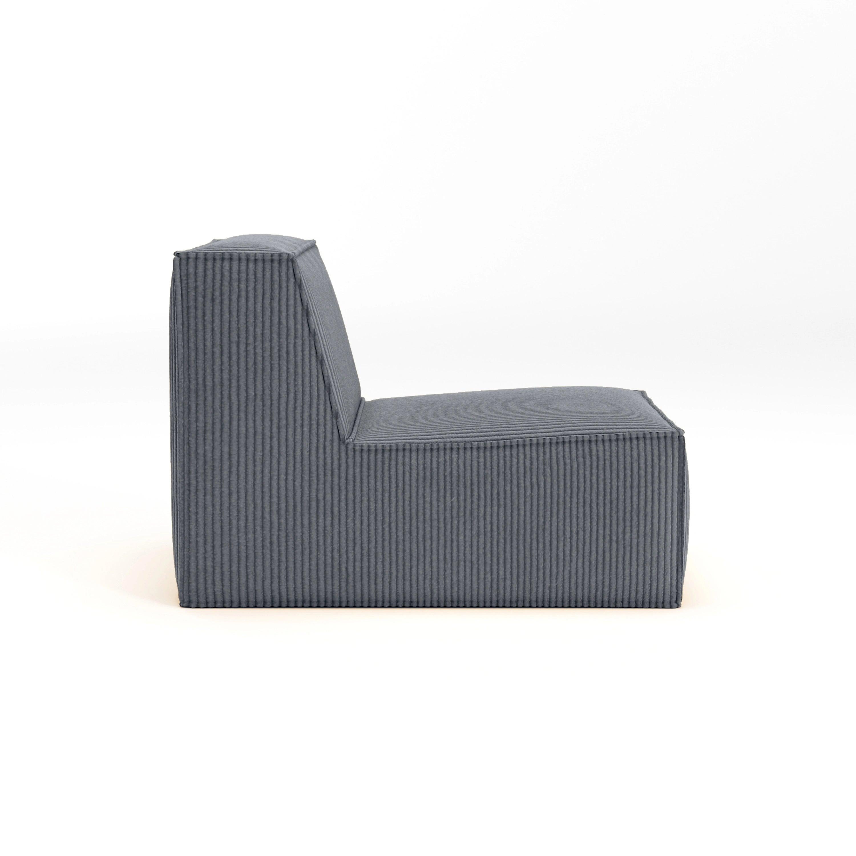 Cube Single Seat-Slate - PortaSofa