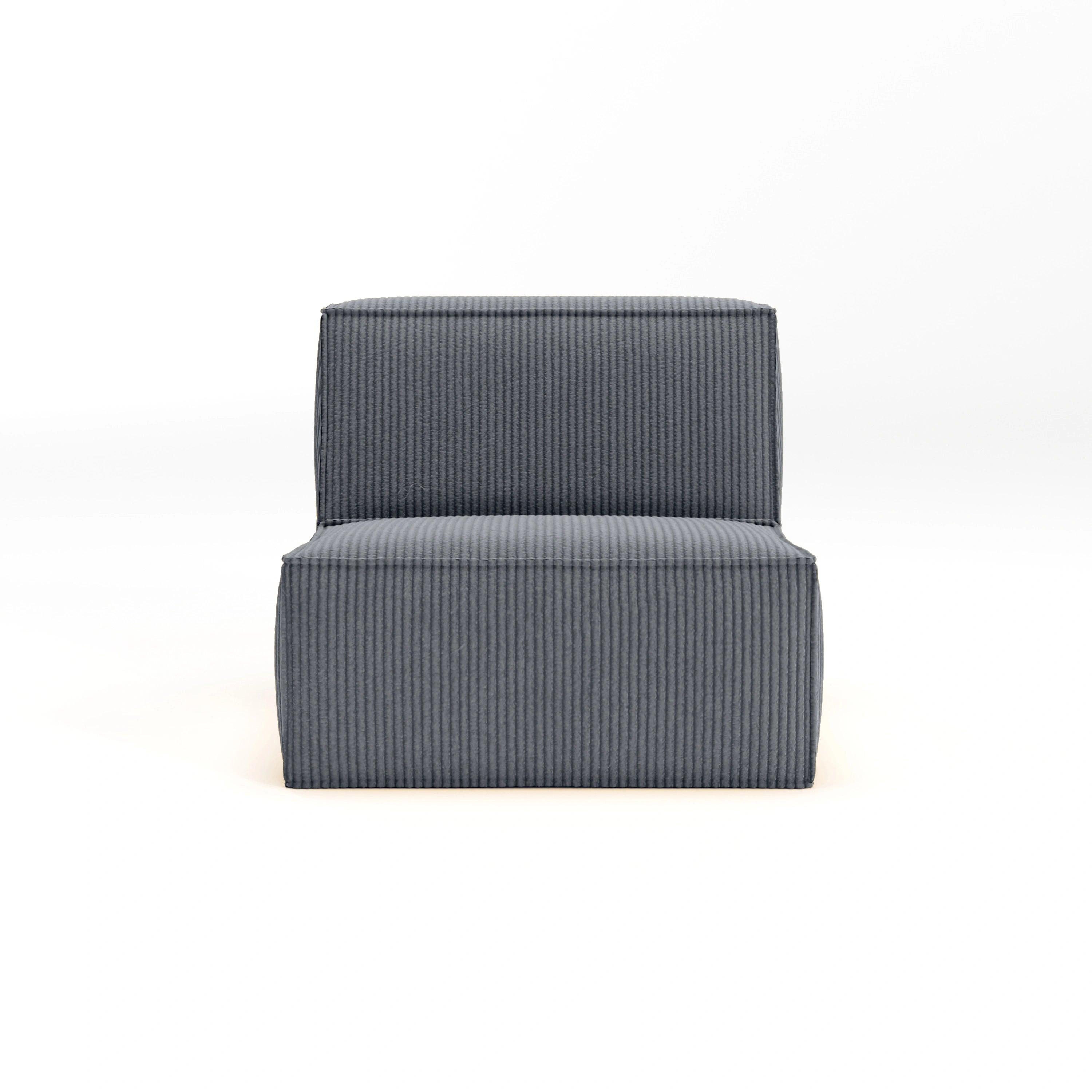 Cube Single Seat-Slate - PortaSofa