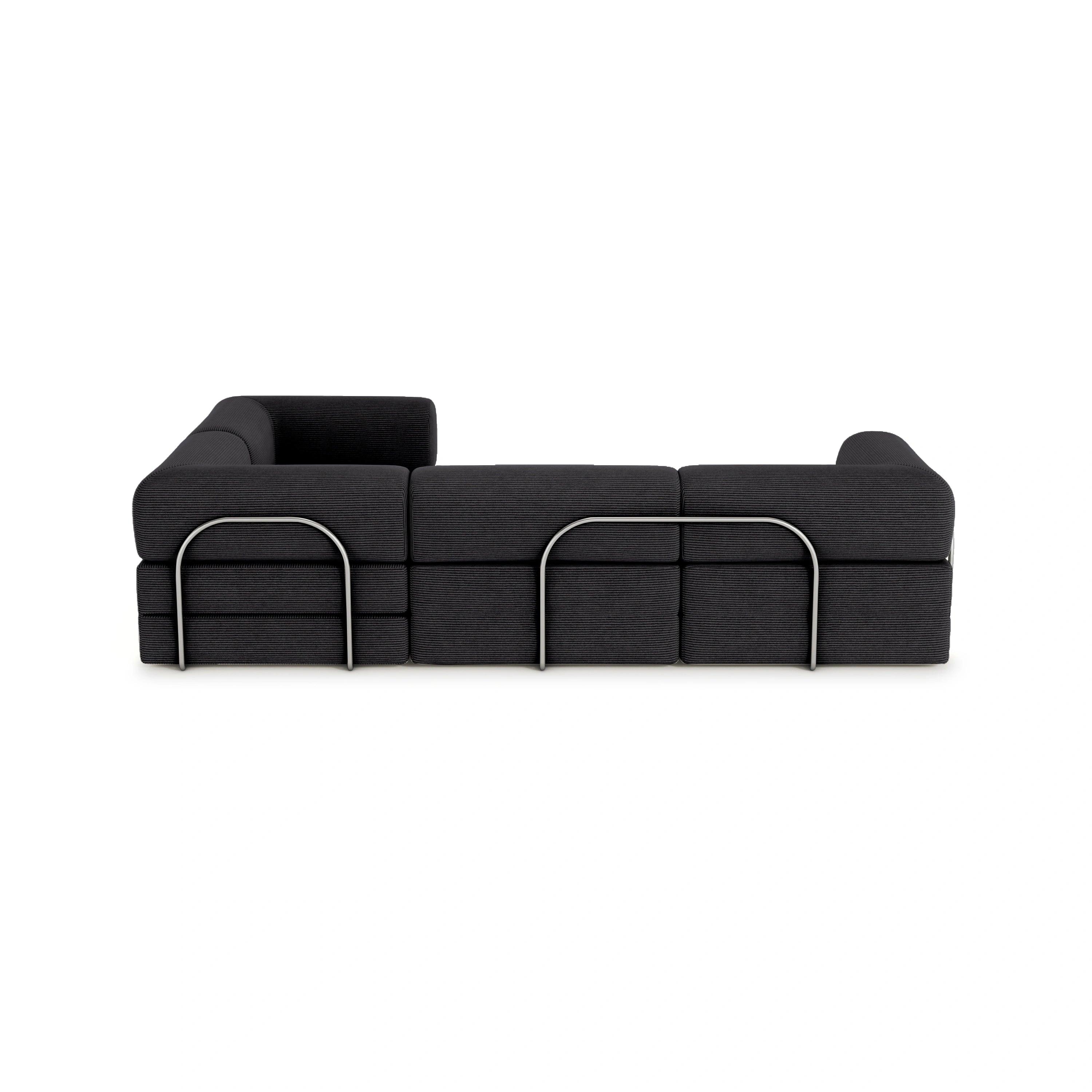 Nova XL Modular Sofa-Black