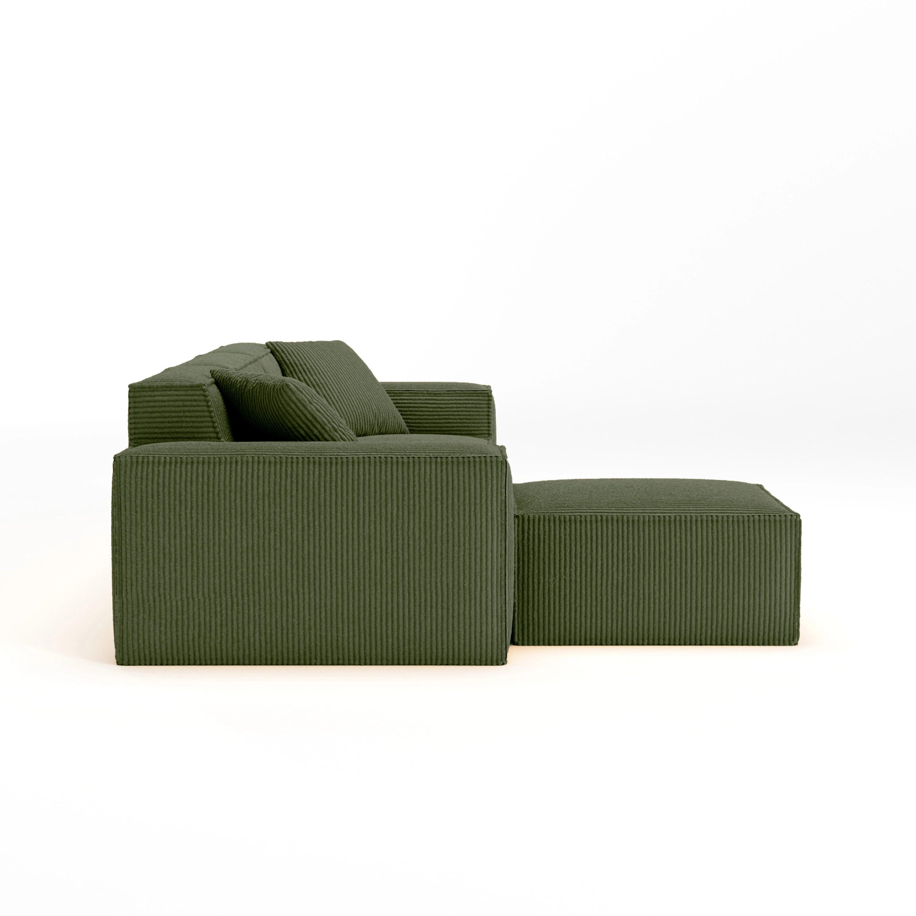 Rich Green Modern Sofa