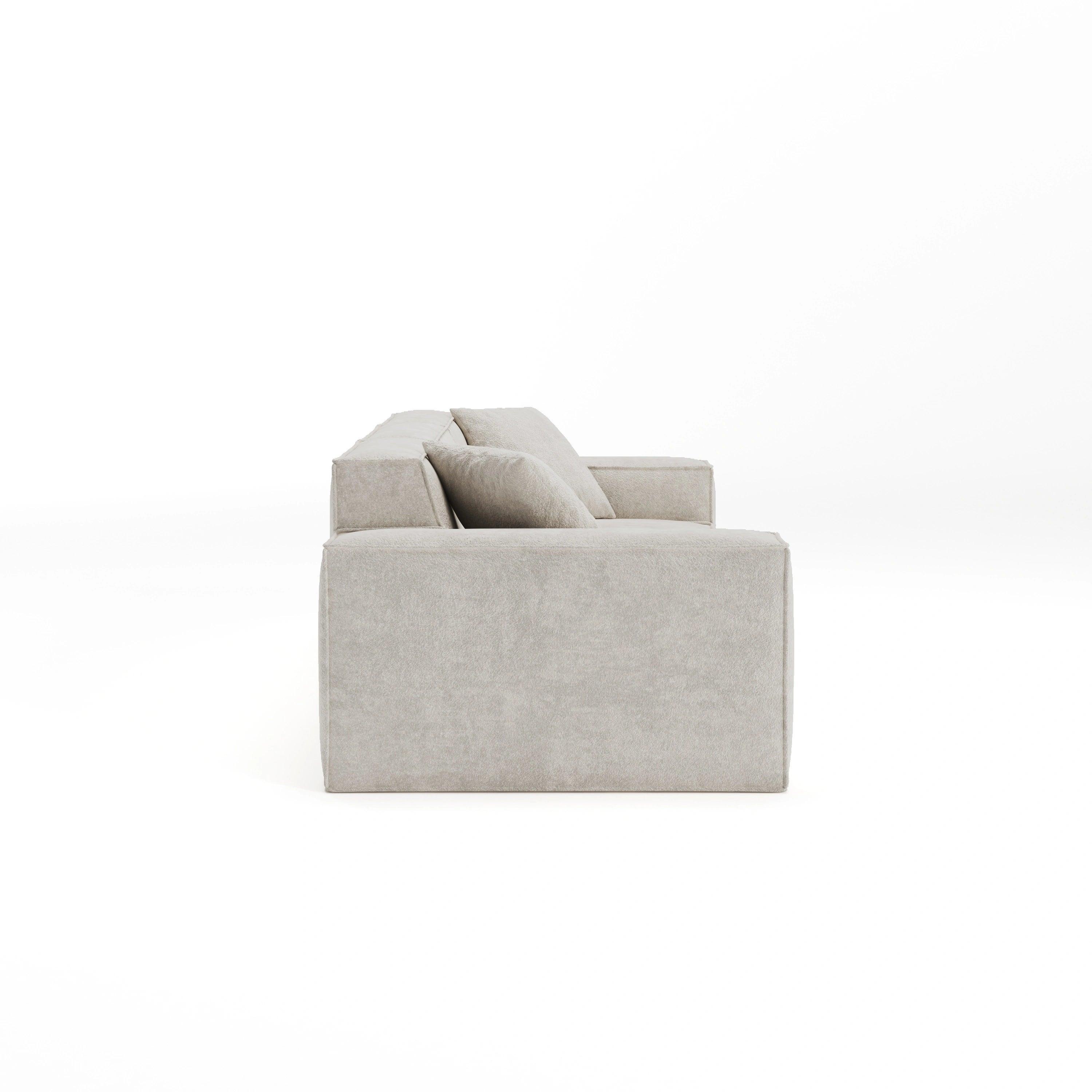 Bouclé Minimalist Sofa