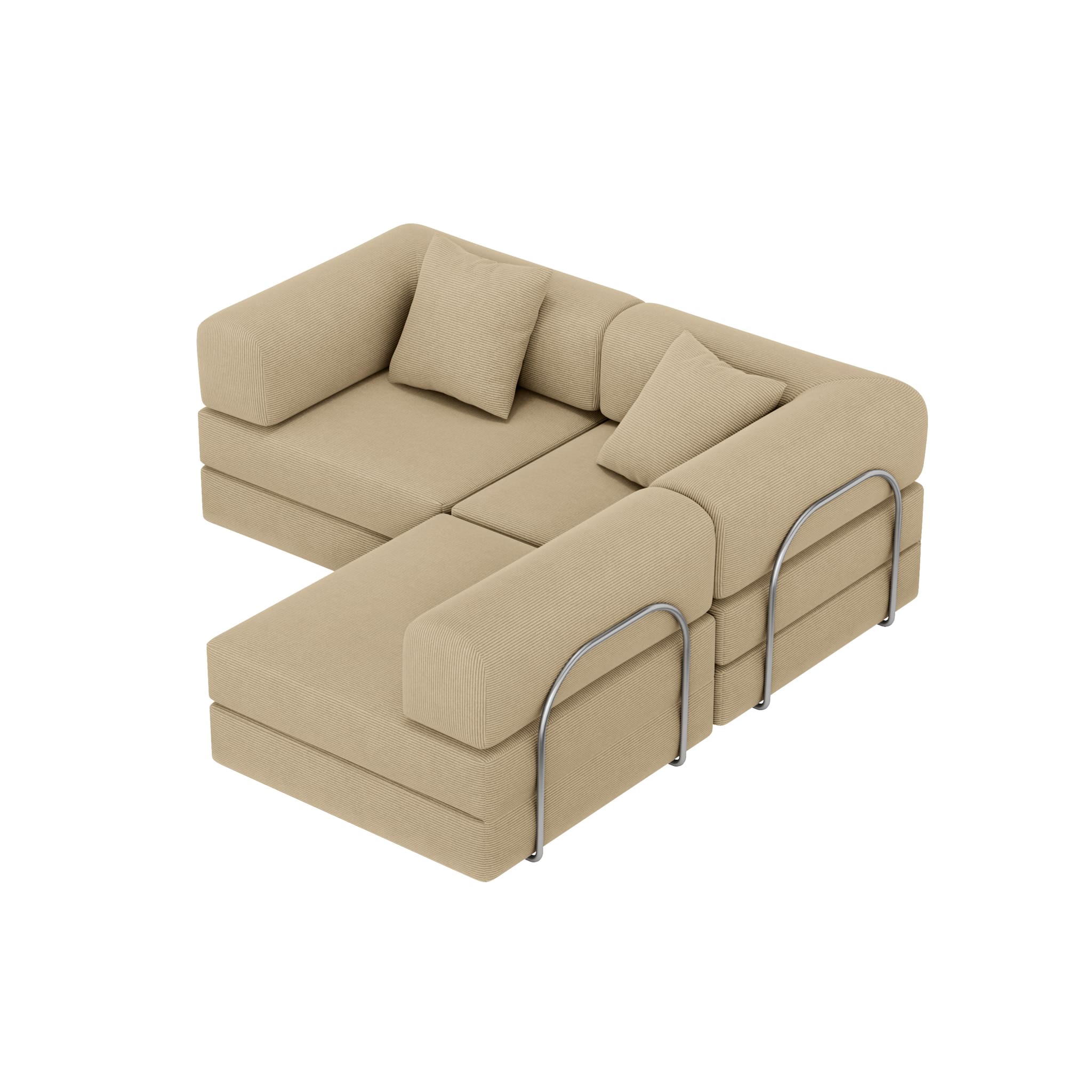Nova L-Shaped Sofa-Dune