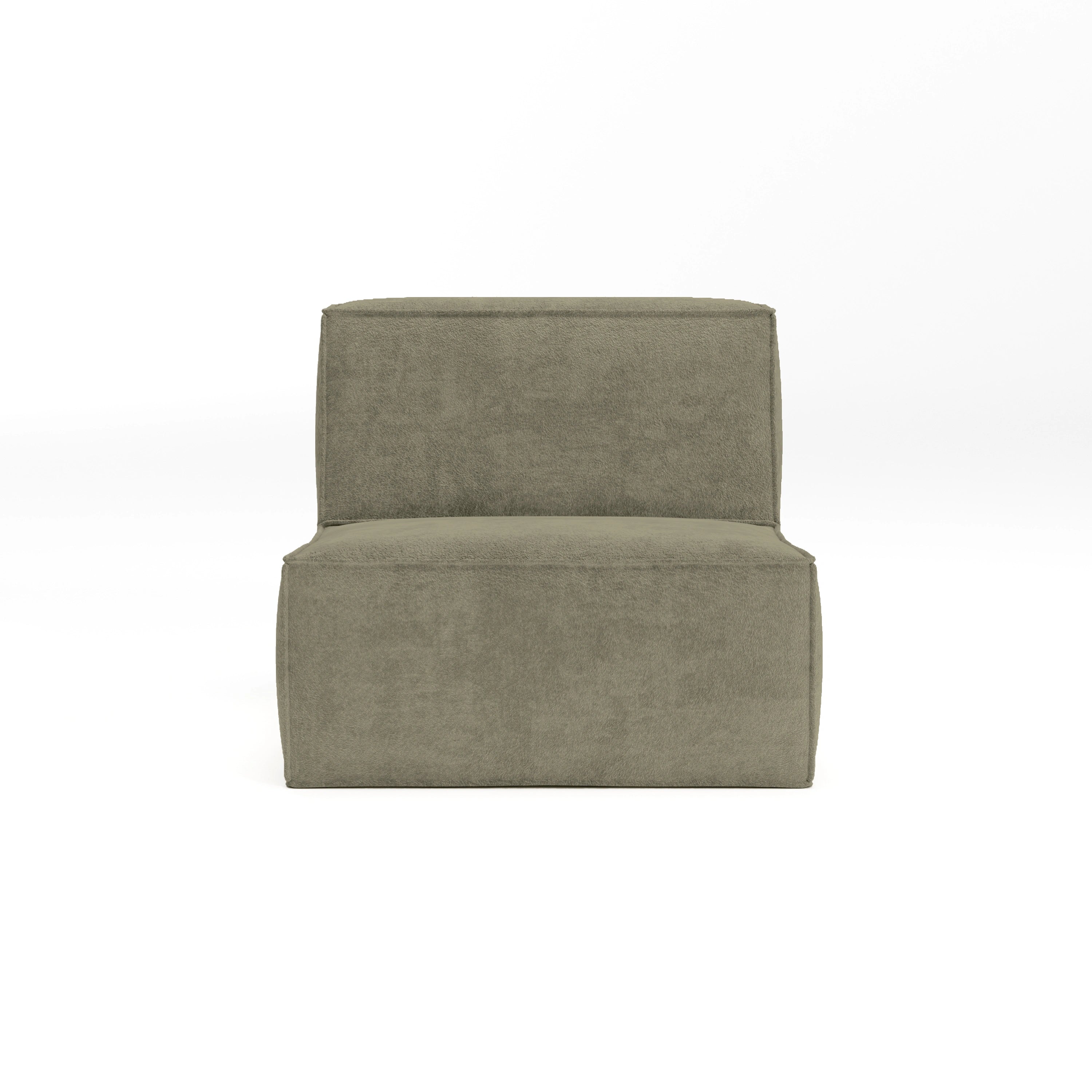 Cube Single Seat-Sage Haze Bouclé