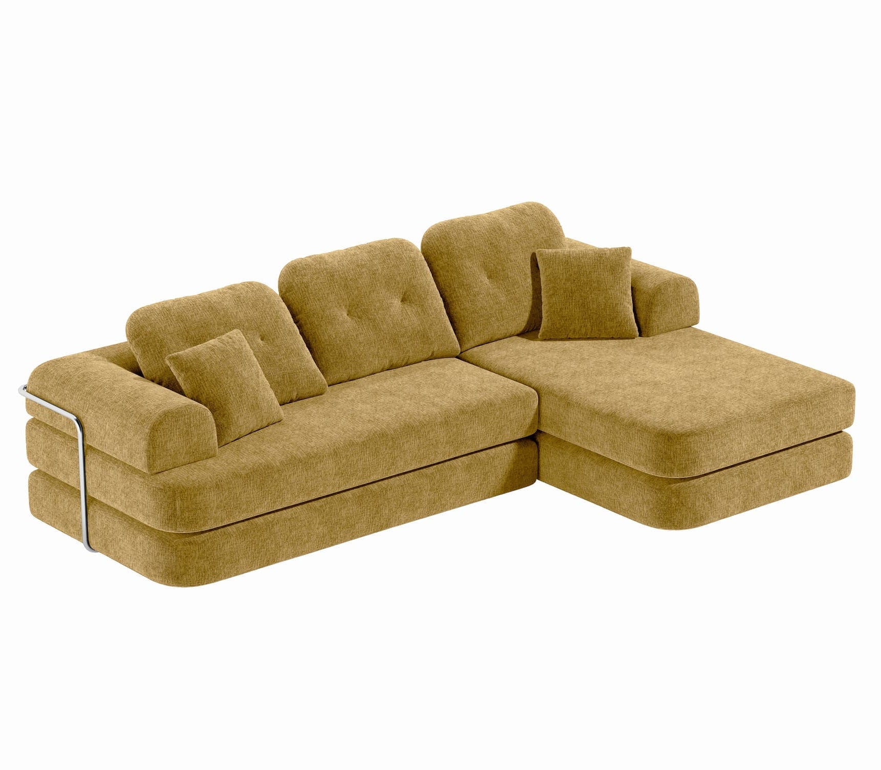 Gather Lounge Sofa Bed-Olive