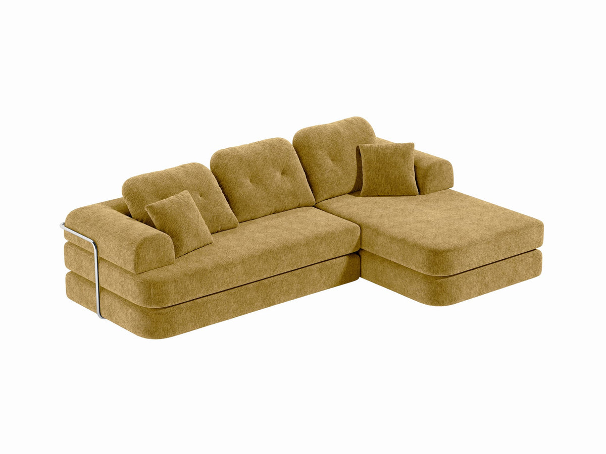 Gather Lounge Sofa Bed-Olive