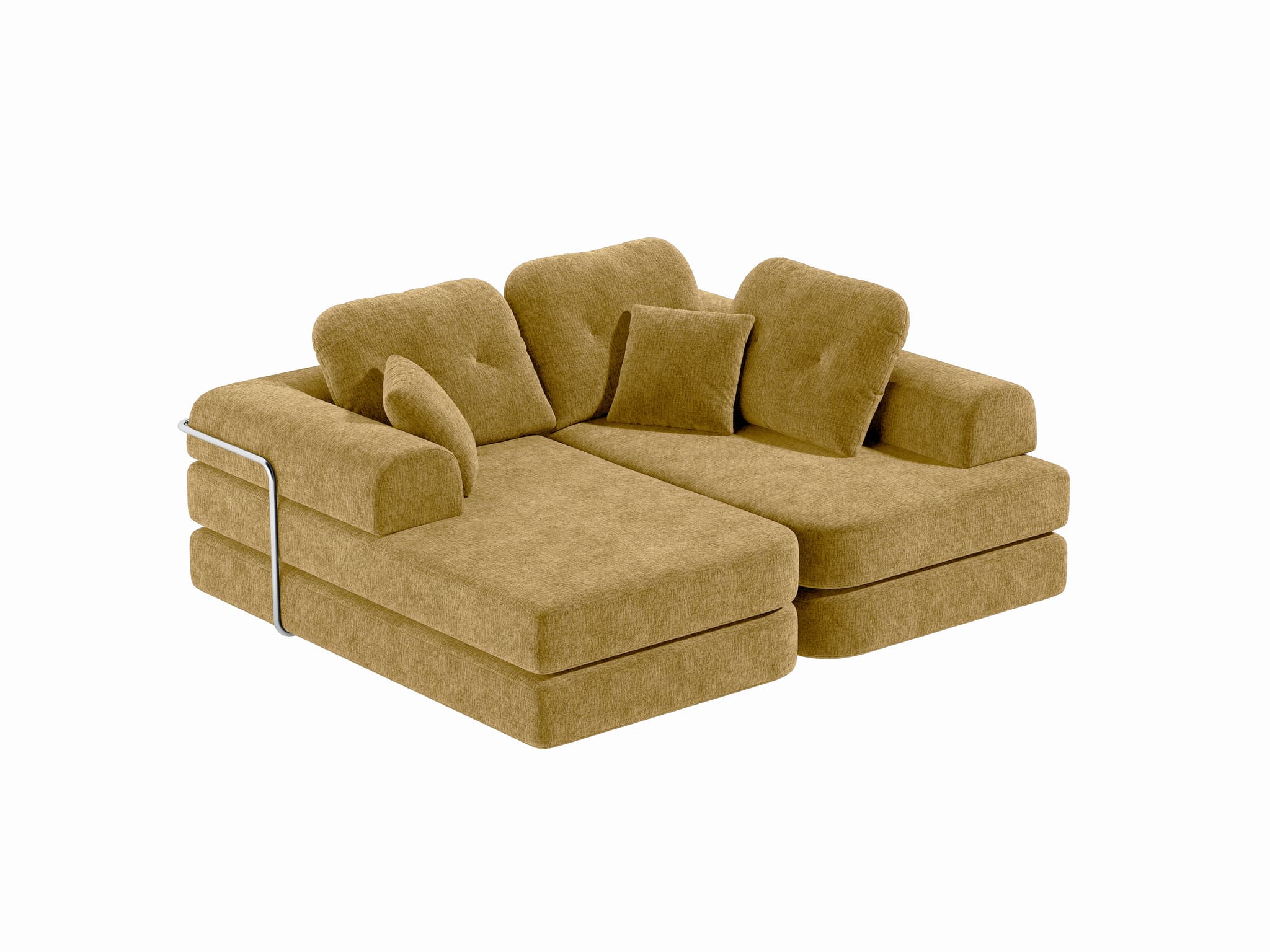 Gather Lounge Sofa Bed-Olive