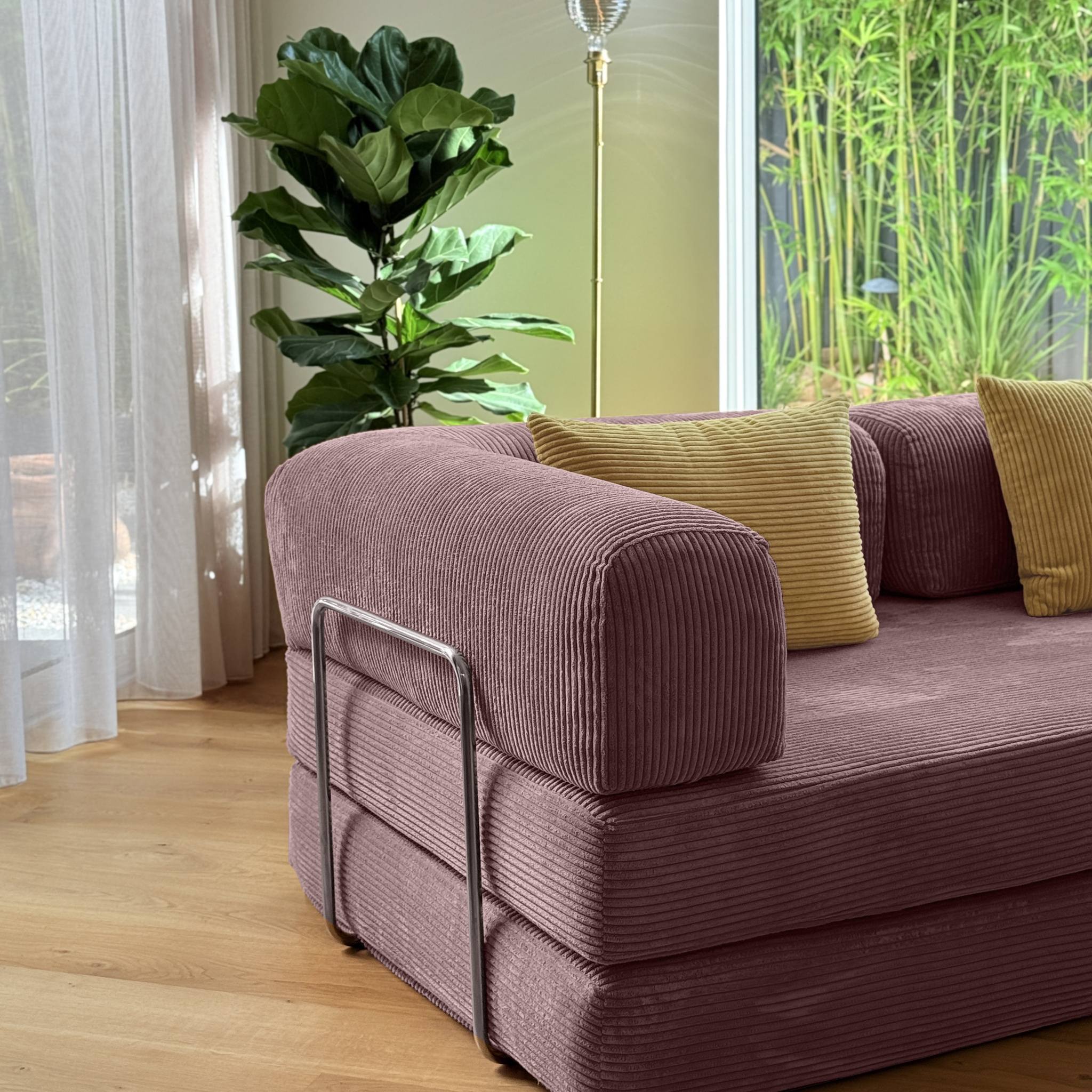 Nova Sofa Bed-Dusty Rose