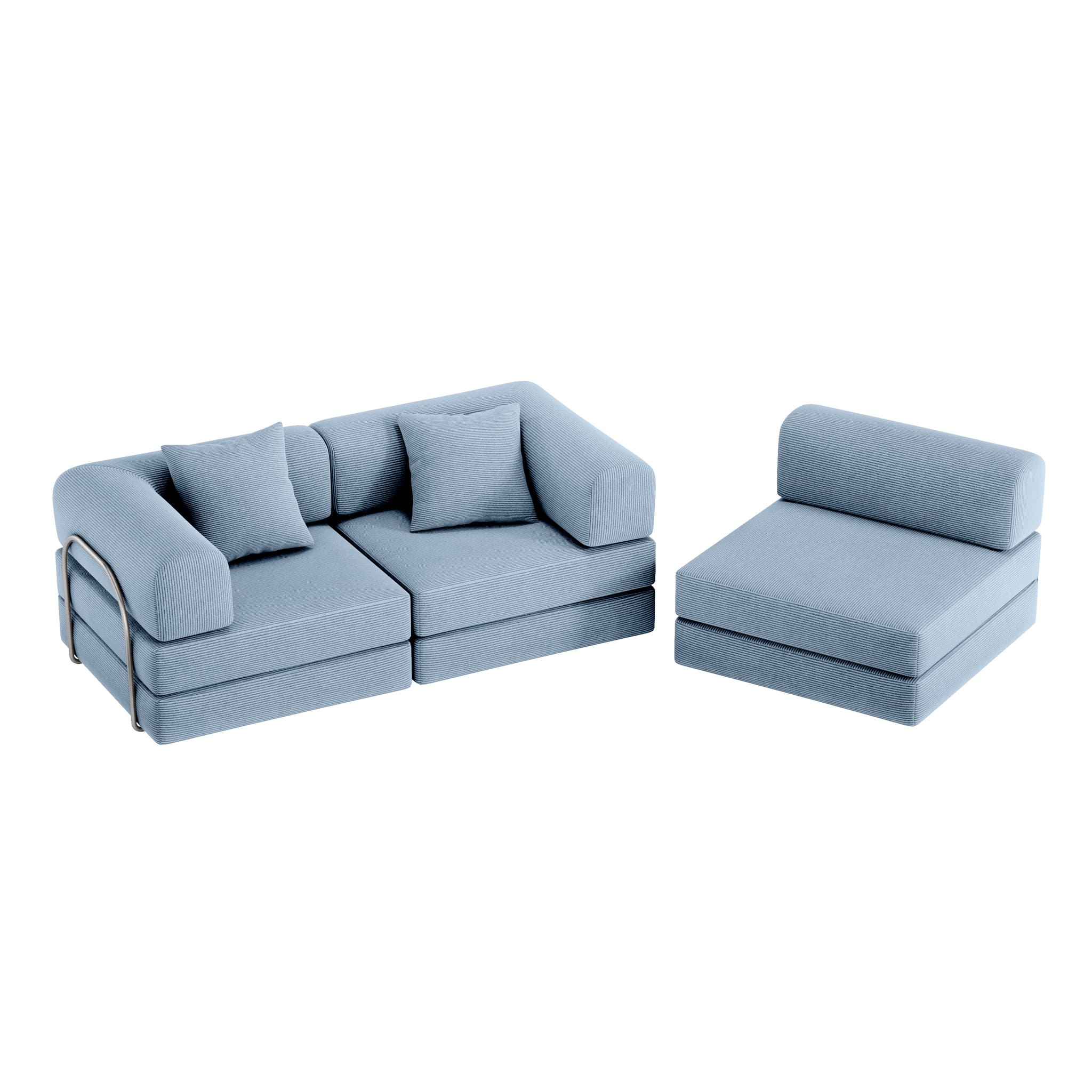 Nova L-Shaped Sofa-Ocean