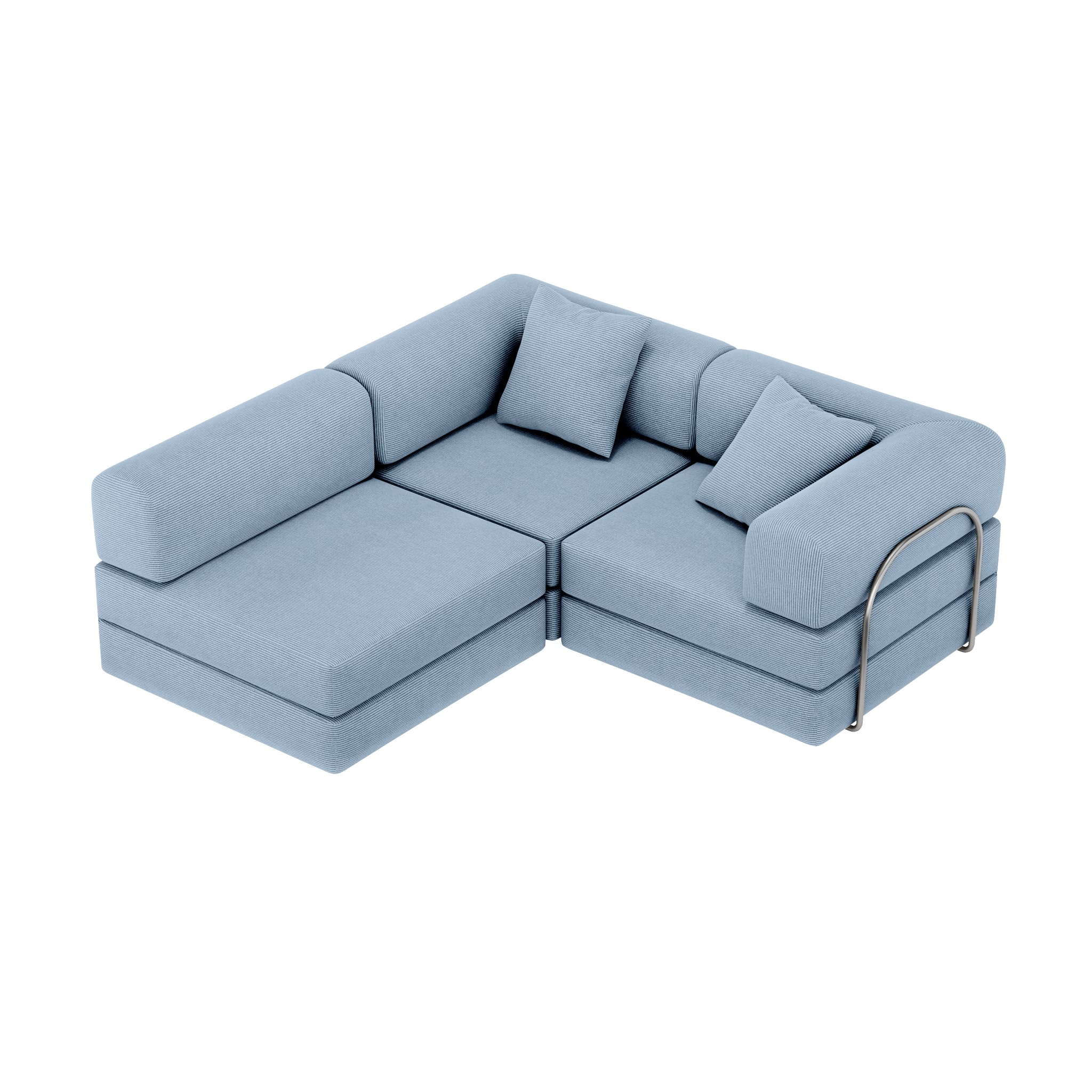 Nova L-Shaped Sofa-Ocean